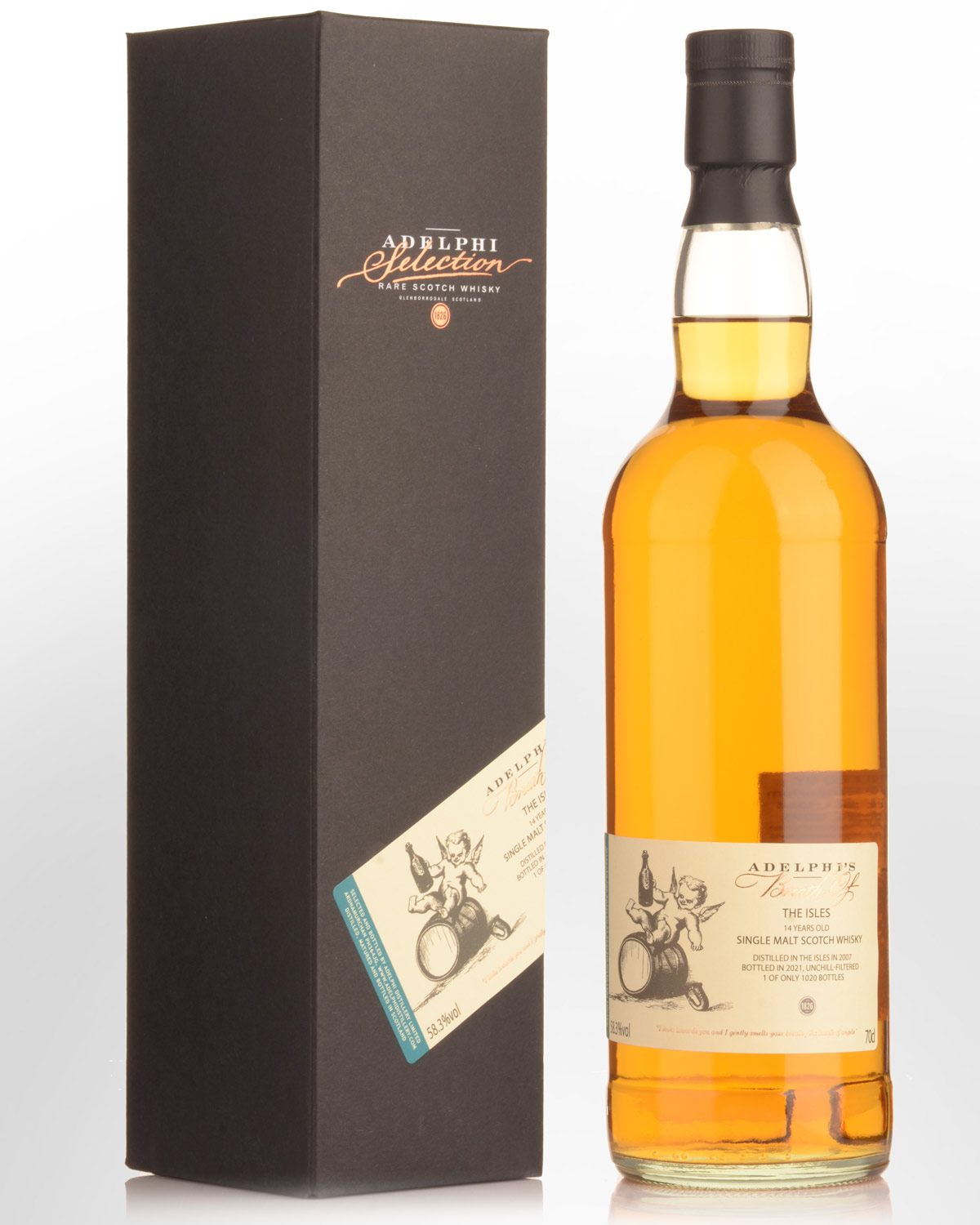 2007 Adelphi Breath of the Isles 14 Year Old Cask Strength Single Malt Scotch Whisky (700ml)