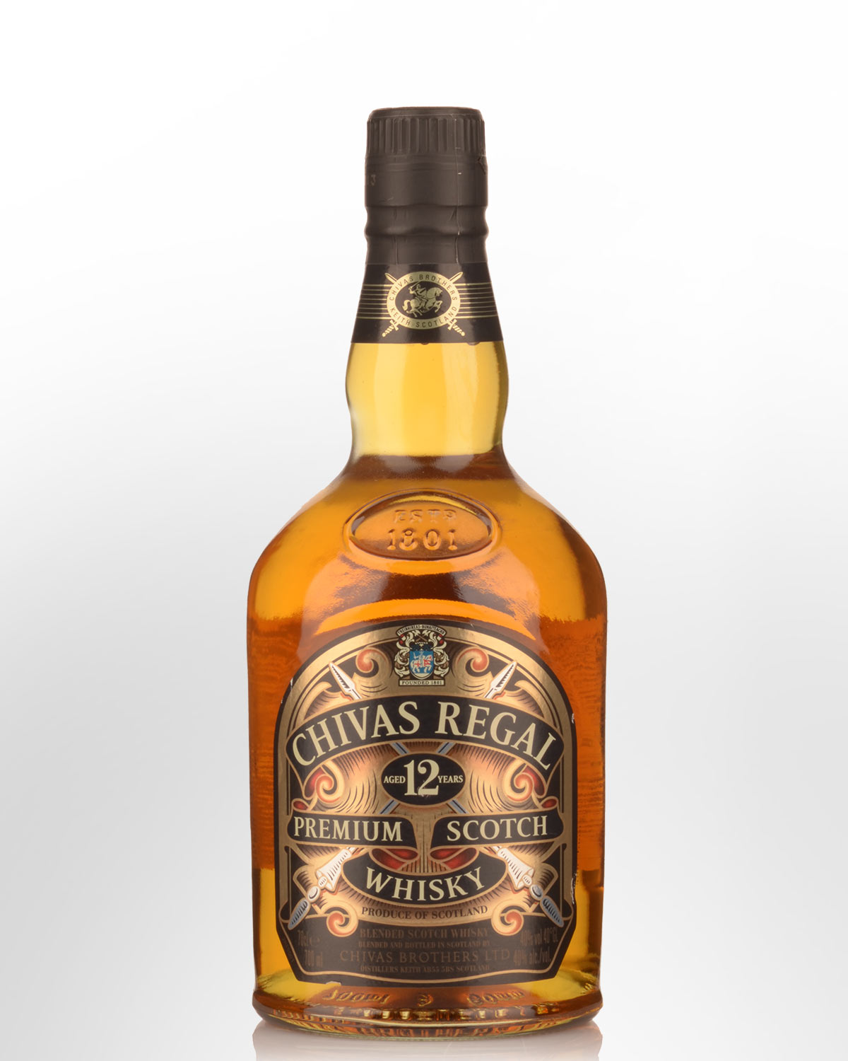 Chivas Regal 12 Year Old Blended Scotch Whisky (700ml) - Older Bottling