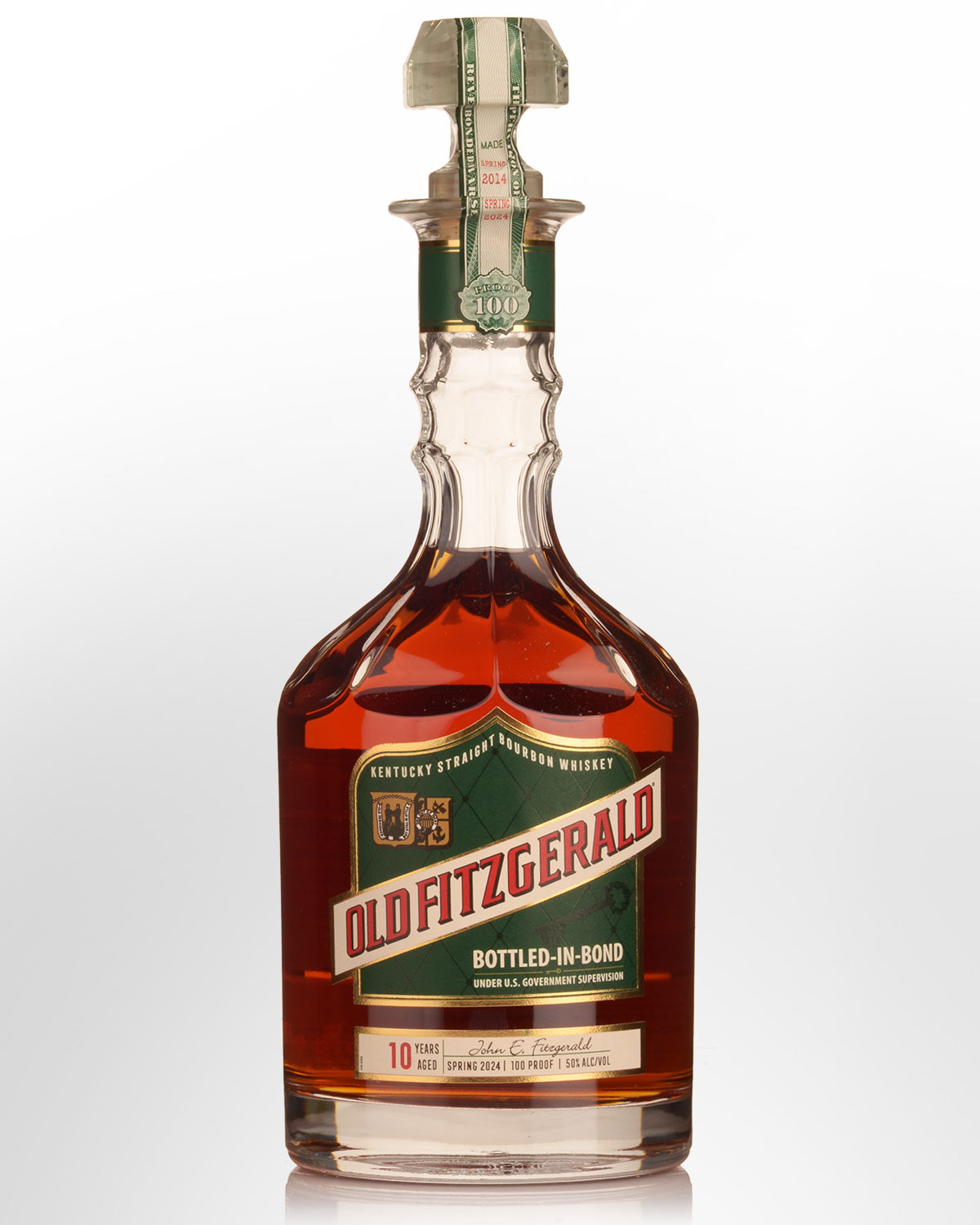 Old Fitzgerald 10 Year Old Bottled in Bond Kentucky Straight Bourbon Whiskey (750ml) - Spring 2024