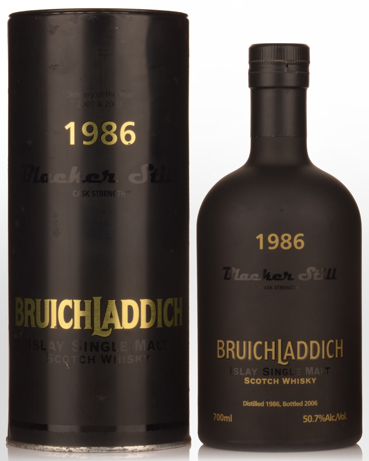 1986 Bruichladdich Blacker Still 20 Year Old Single Malt Scotch Whisky (700ml)