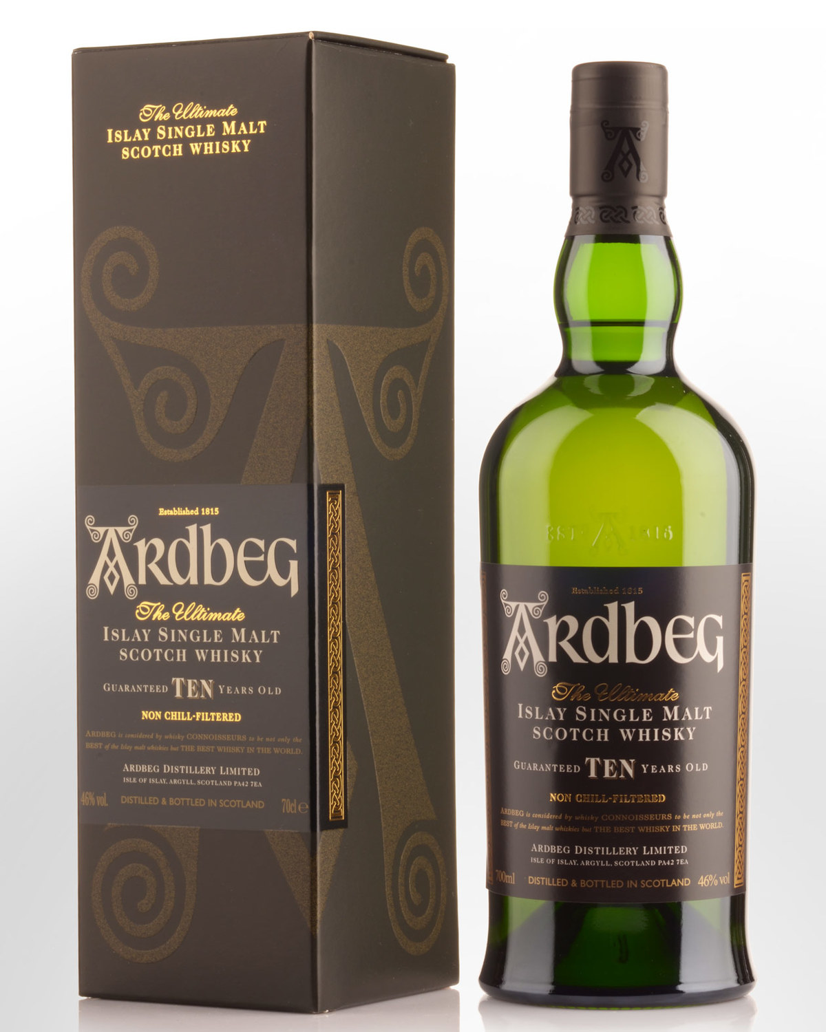 Ardbeg 10 Year Old Single Malt Scotch Whisky (700ml)