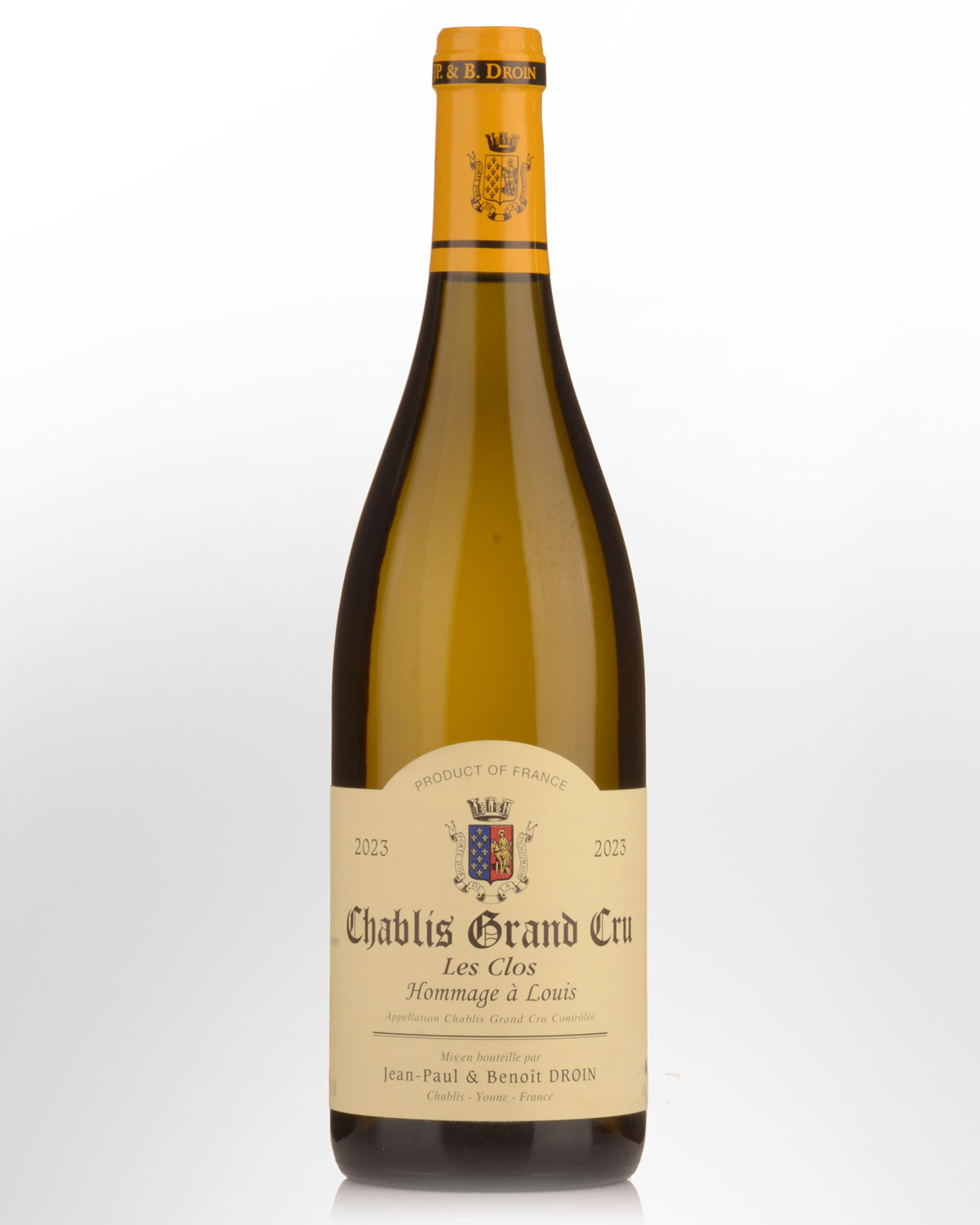 2023 Jean-Paul & Benoit Droin Les Clos Hommage a Louis Chablis Grand Cru