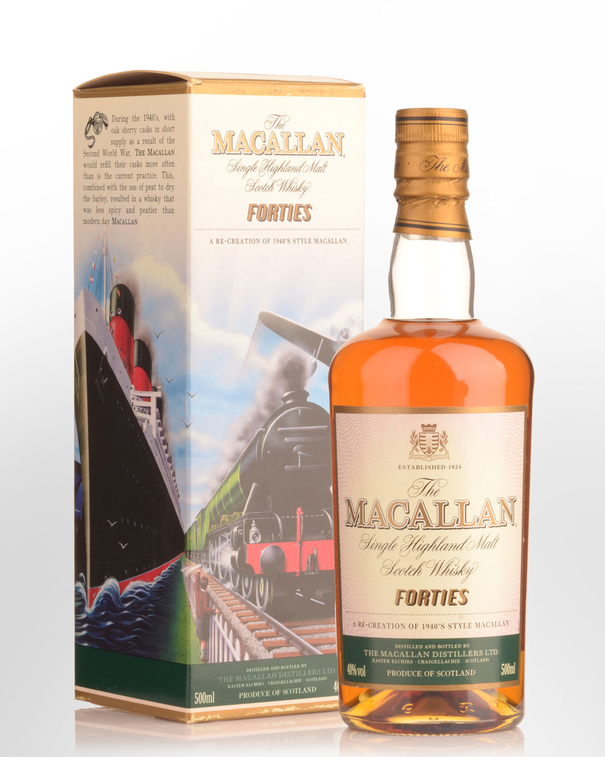 The Macallan Forties Single Malt Scotch Whisky (500ml)
