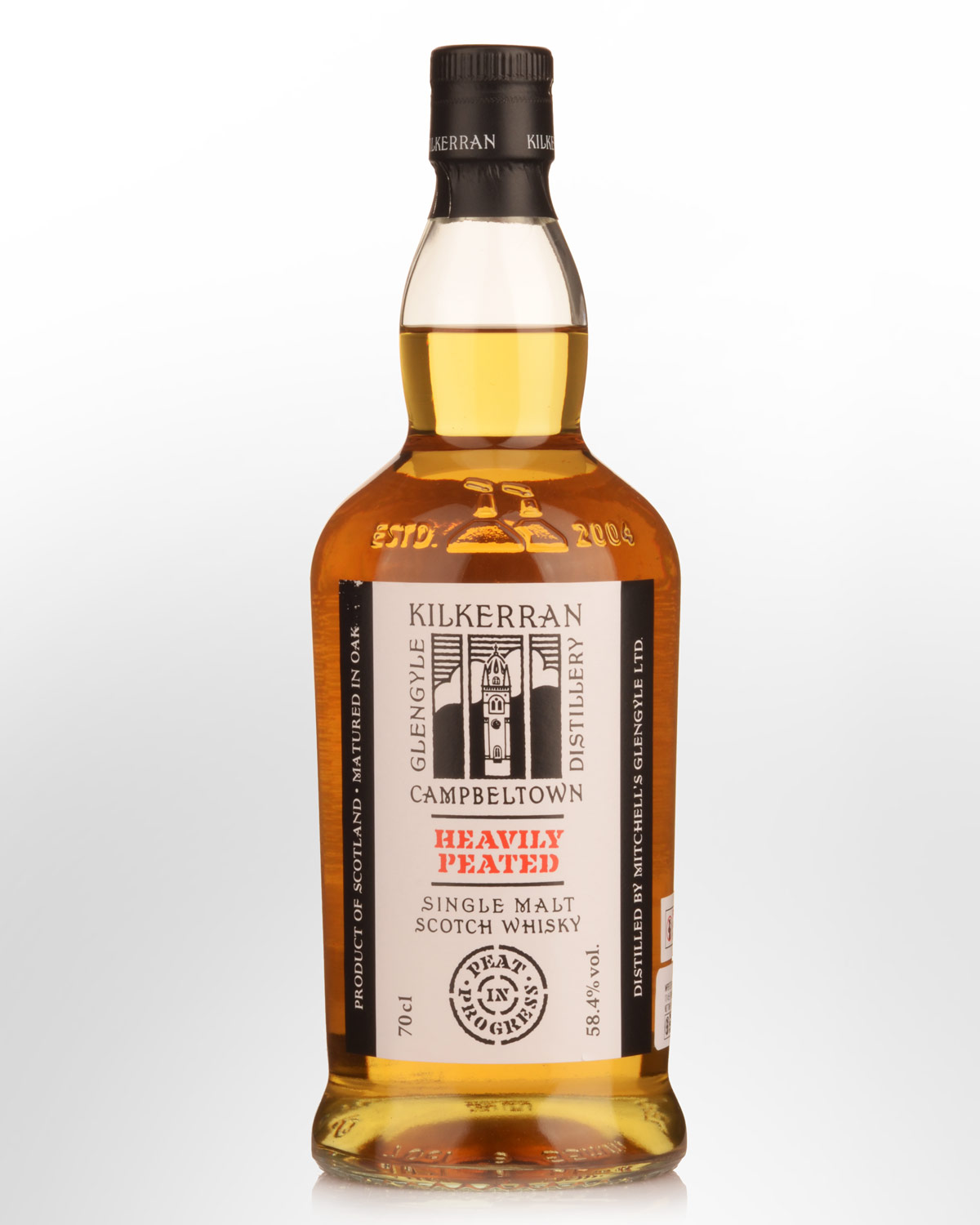 Glengyle Distillery Kilkerran Heavily Peated Cask Strength Single Malt ...