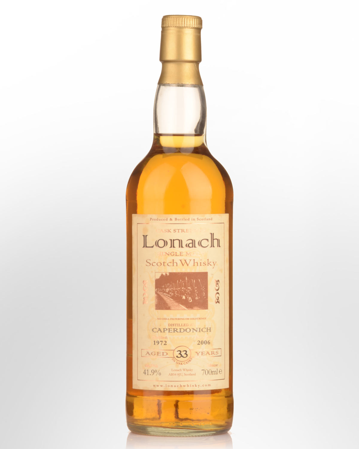 1972 Lonach Caperdonich 33 Year Old Cask Strength Single Malt Scotch Whisky (700ml)