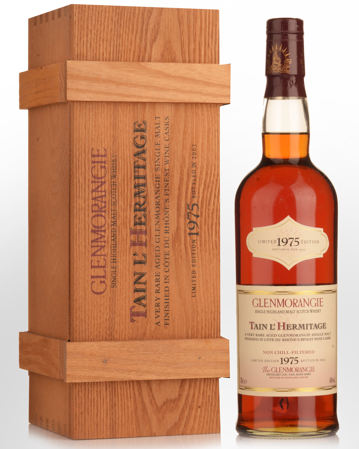 1975 Glenmorangie Tain l'Hermitage 28 Year Old Single Malt Scotch Whisky (700ml)