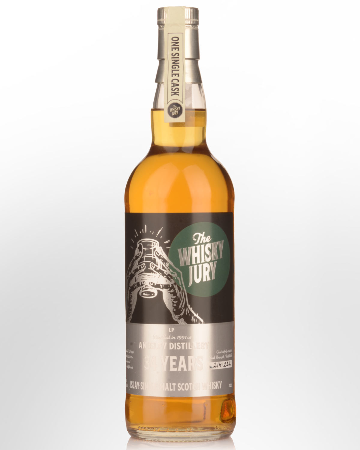 1991 The Whisky Jury An Islay Single Cask 34 Year Old Cask Strength Single Malt Scotch Whisky (700ml)