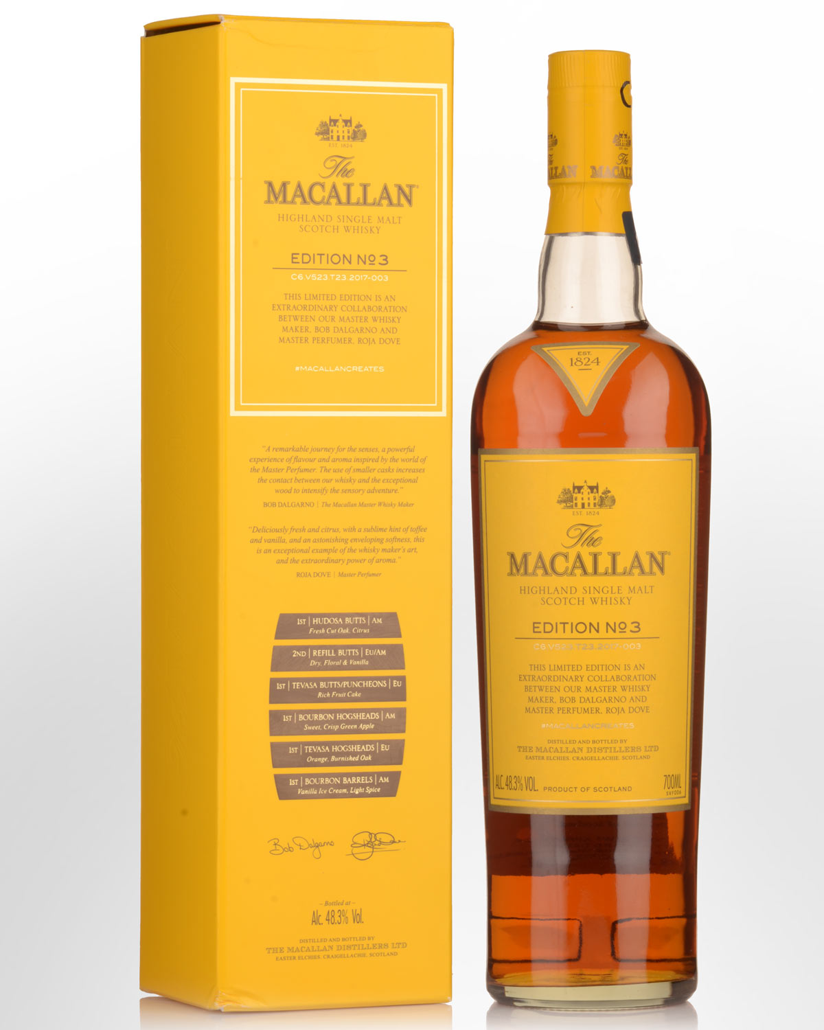 The Macallan Edition No. 3 Single Malt Scotch Whisky (700ml)