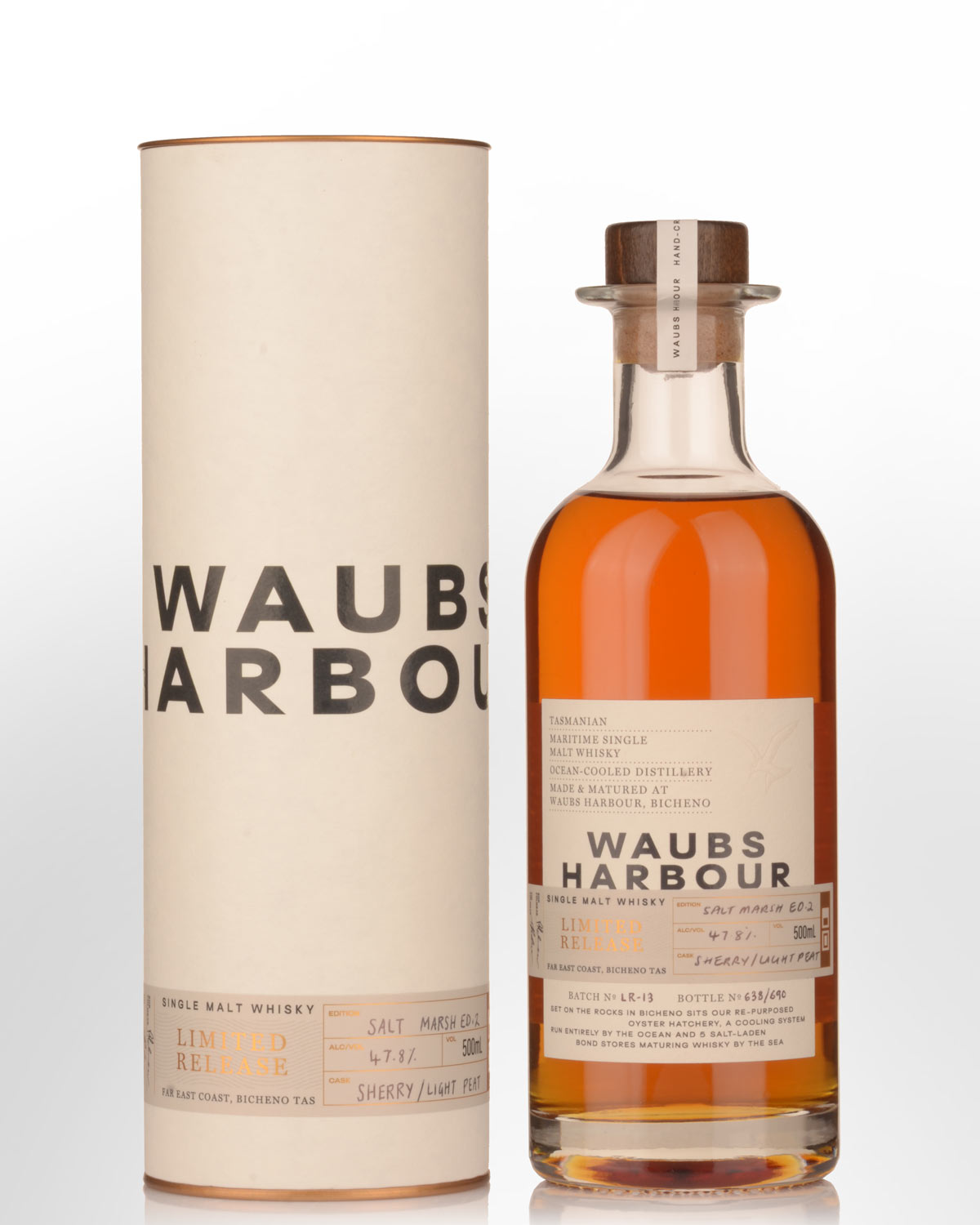Waubs Harbour Salt Marsh Ed. 2 Single Malt Australian Whisky (500ml)