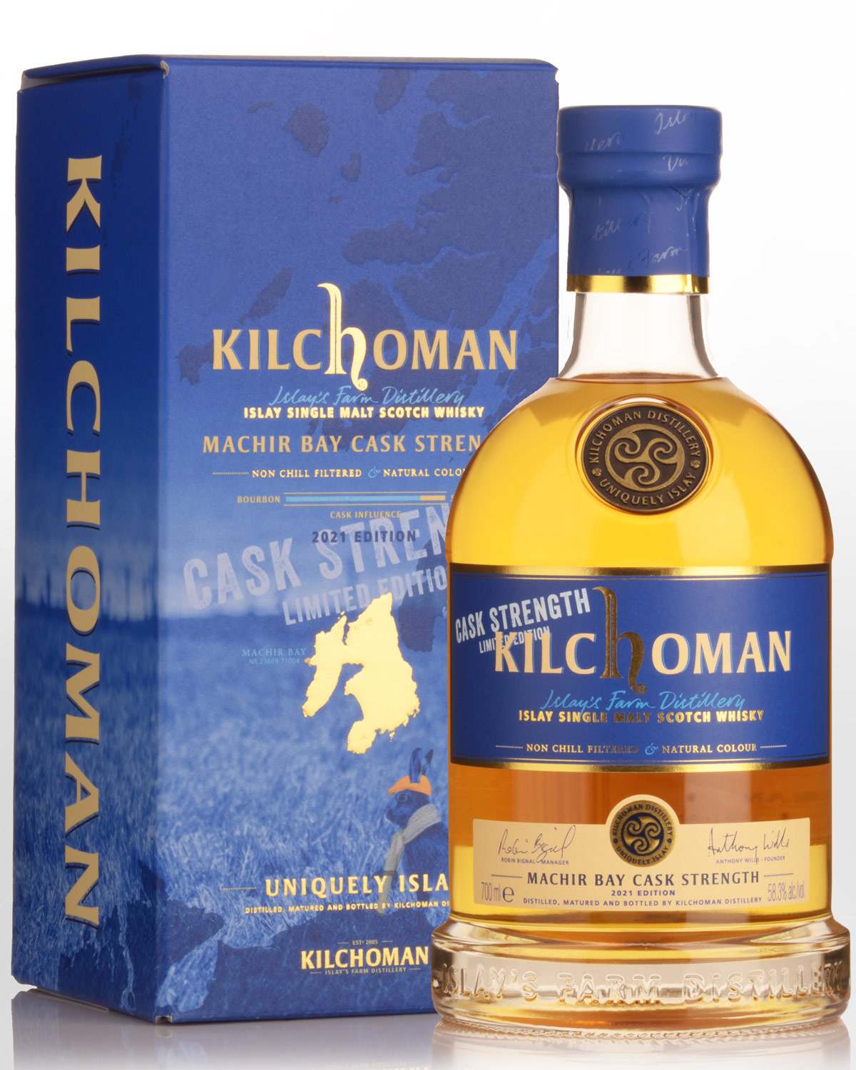 Kilchoman Machir Bay 2021 Edition Cask Strength Limited Edition Single Malt Scotch Whisky (700ml)