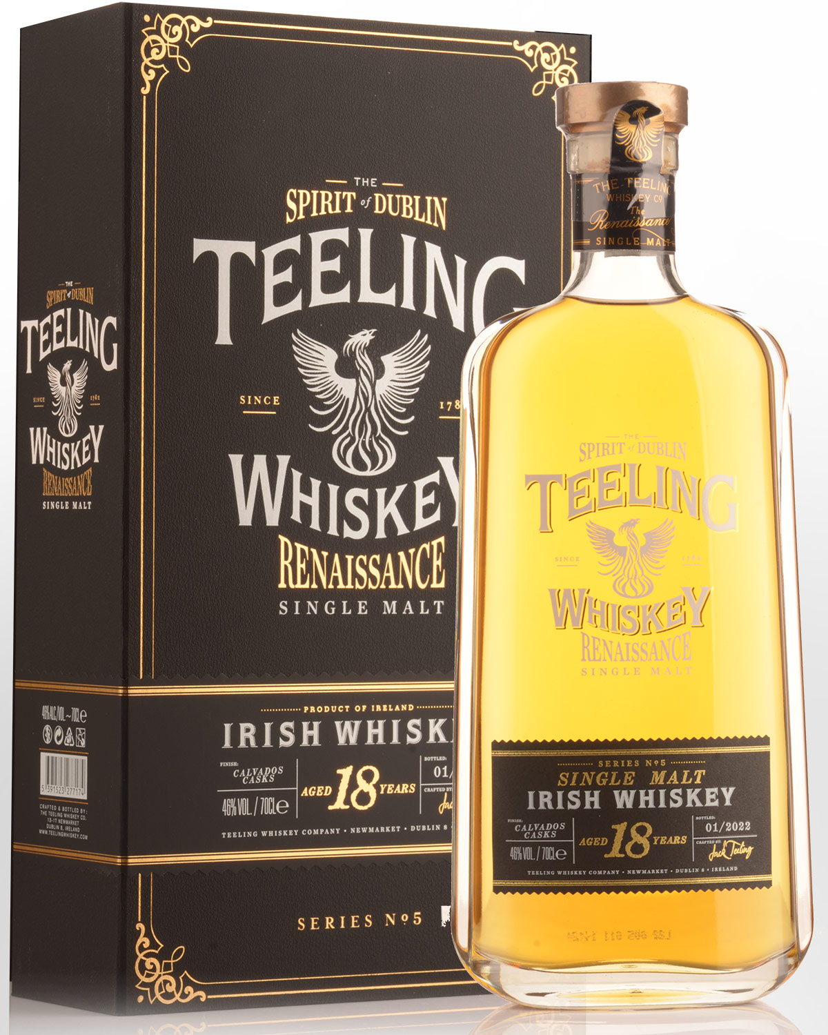 Teeling The Renaissance 18 Year Old Single Malt Irish Whiskey (700ml) - Series 5
