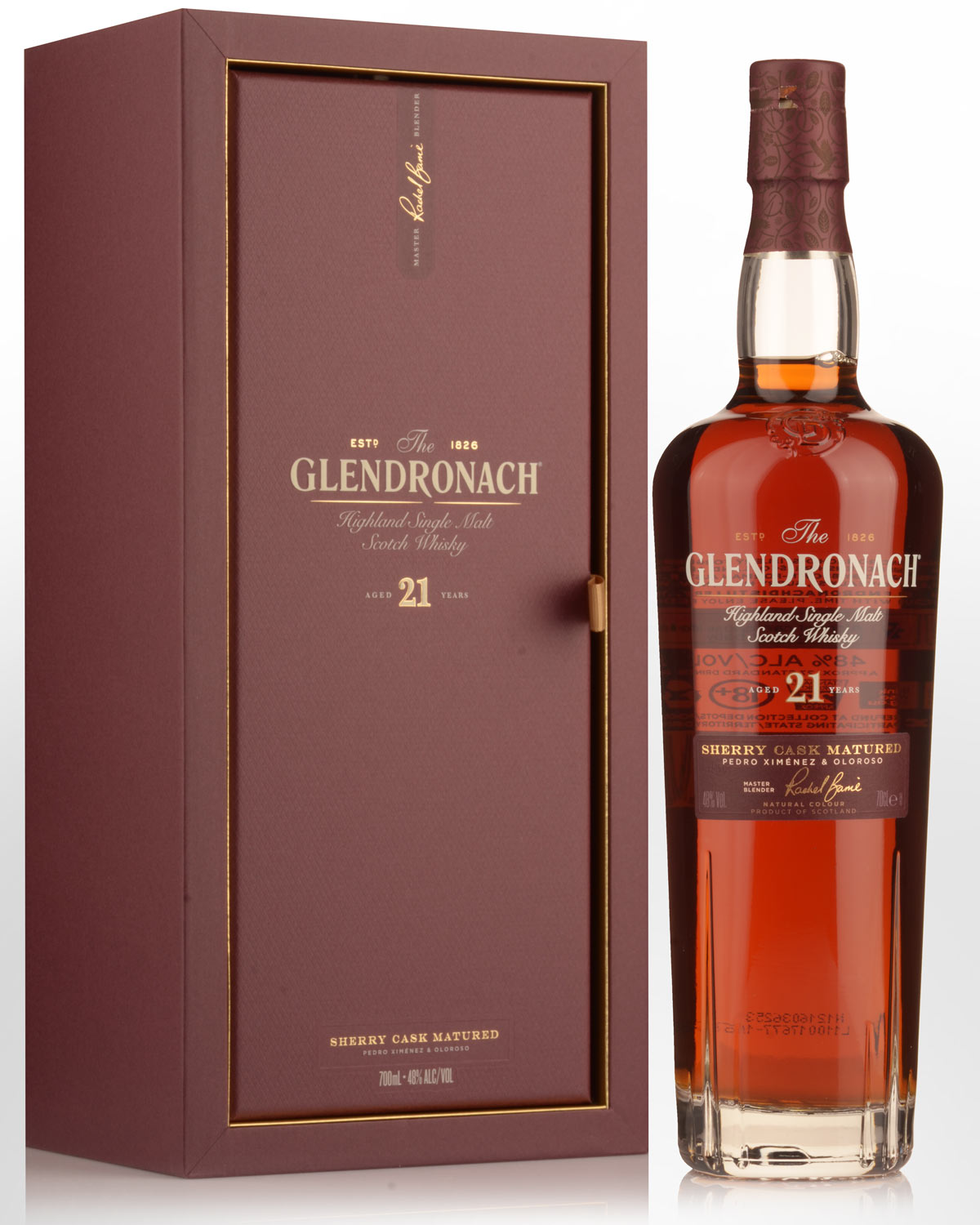 Glendronach 21 Year Old Single Malt Scotch Whisky (700ml) - New Packaging