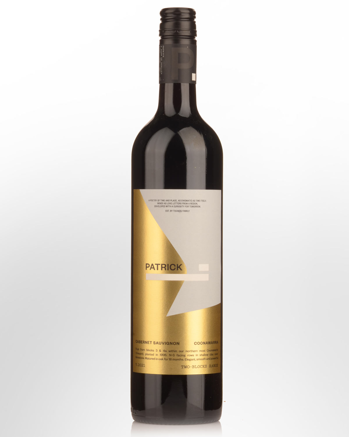 2021 Patrick Two-Blocks Coonawarra Cabernet Sauvignon