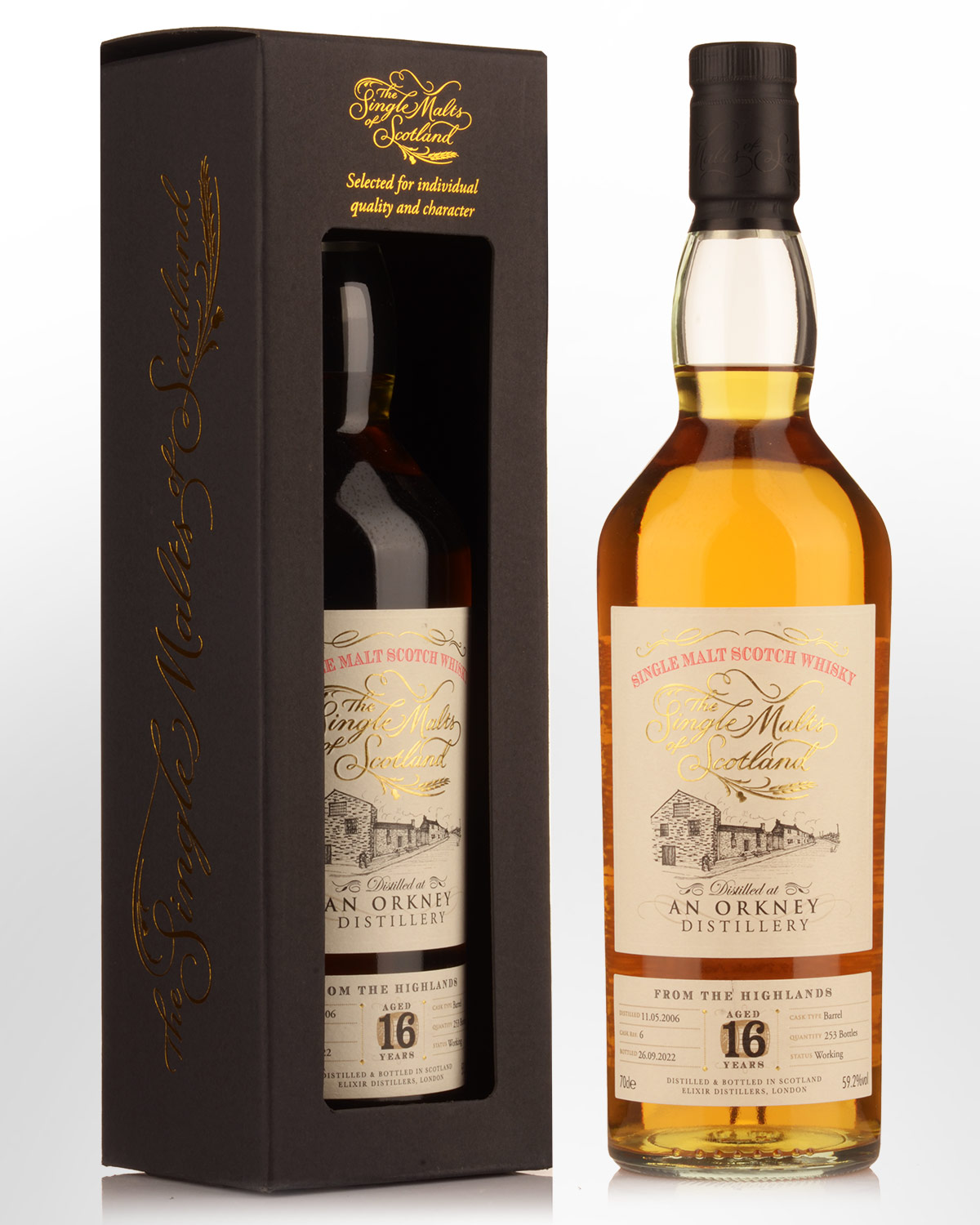 2006 Single Malts of Scotland Orkney 16 Year Old Cask Strength Single Malt Scotch Whisky (700ml)