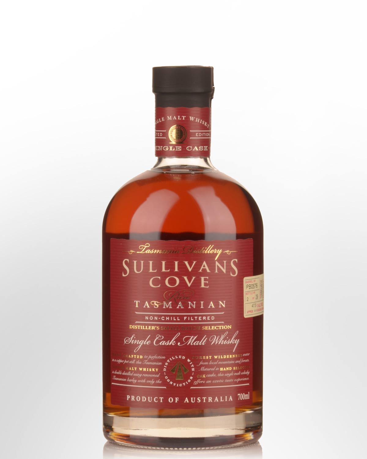 Sullivans Cove Private Cask PB0576 Single Malt Australian Whisky (700ml)