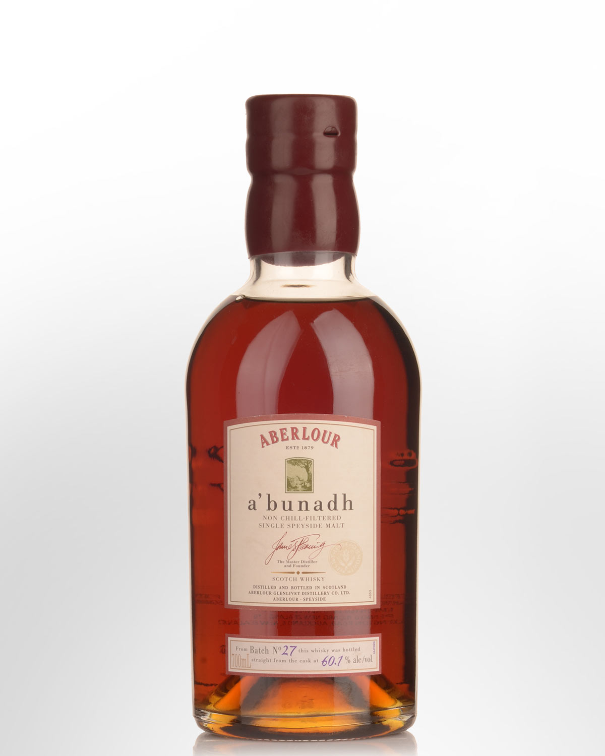 Aberlour A'bunadh Cask Strength Single Malt Scotch Whisky (700ml) - Batch 027