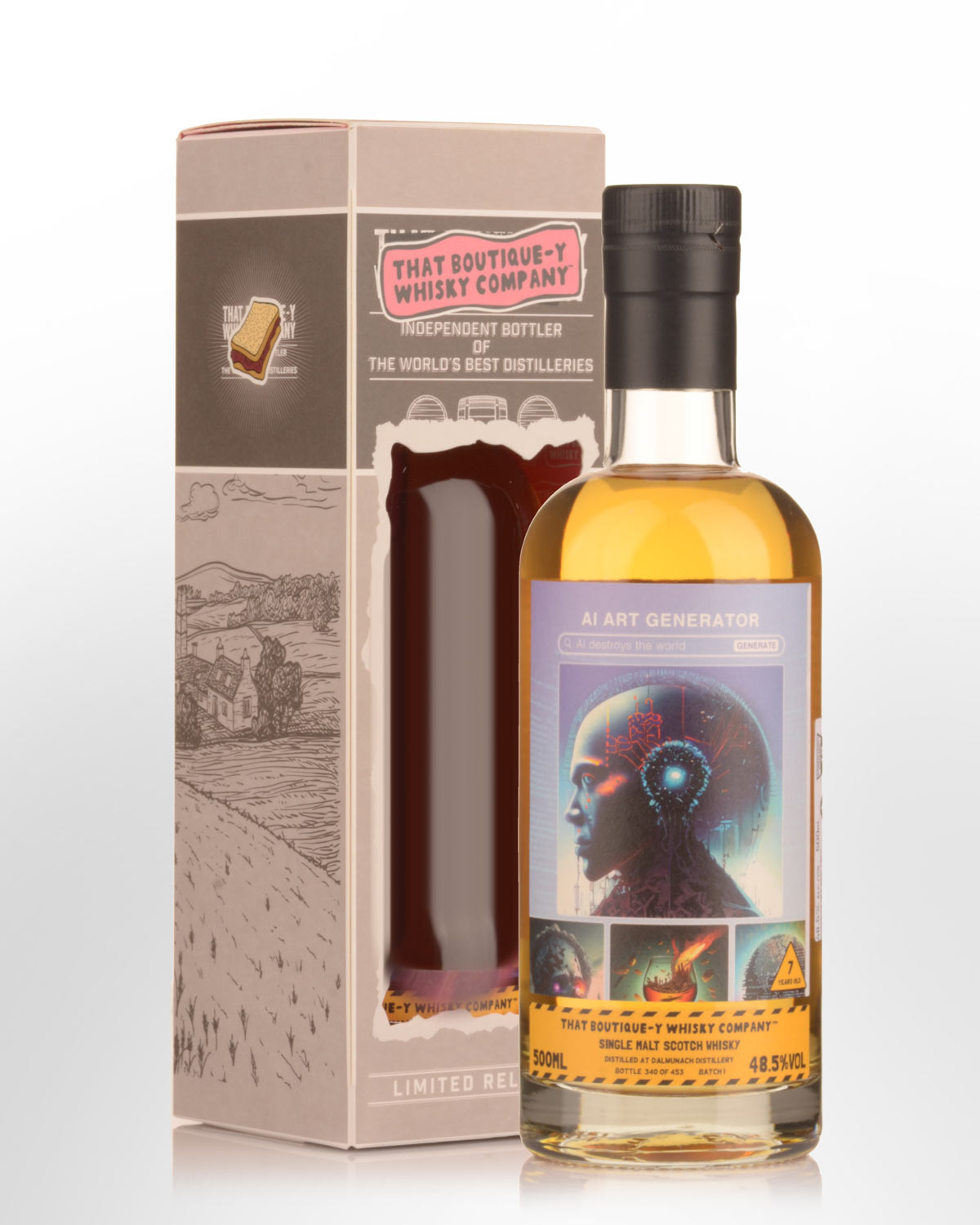 That Boutique-y Whisky Company Dalmunach 7 Year Old Single Malt Scotch Whisky (500ml) - Batch 1