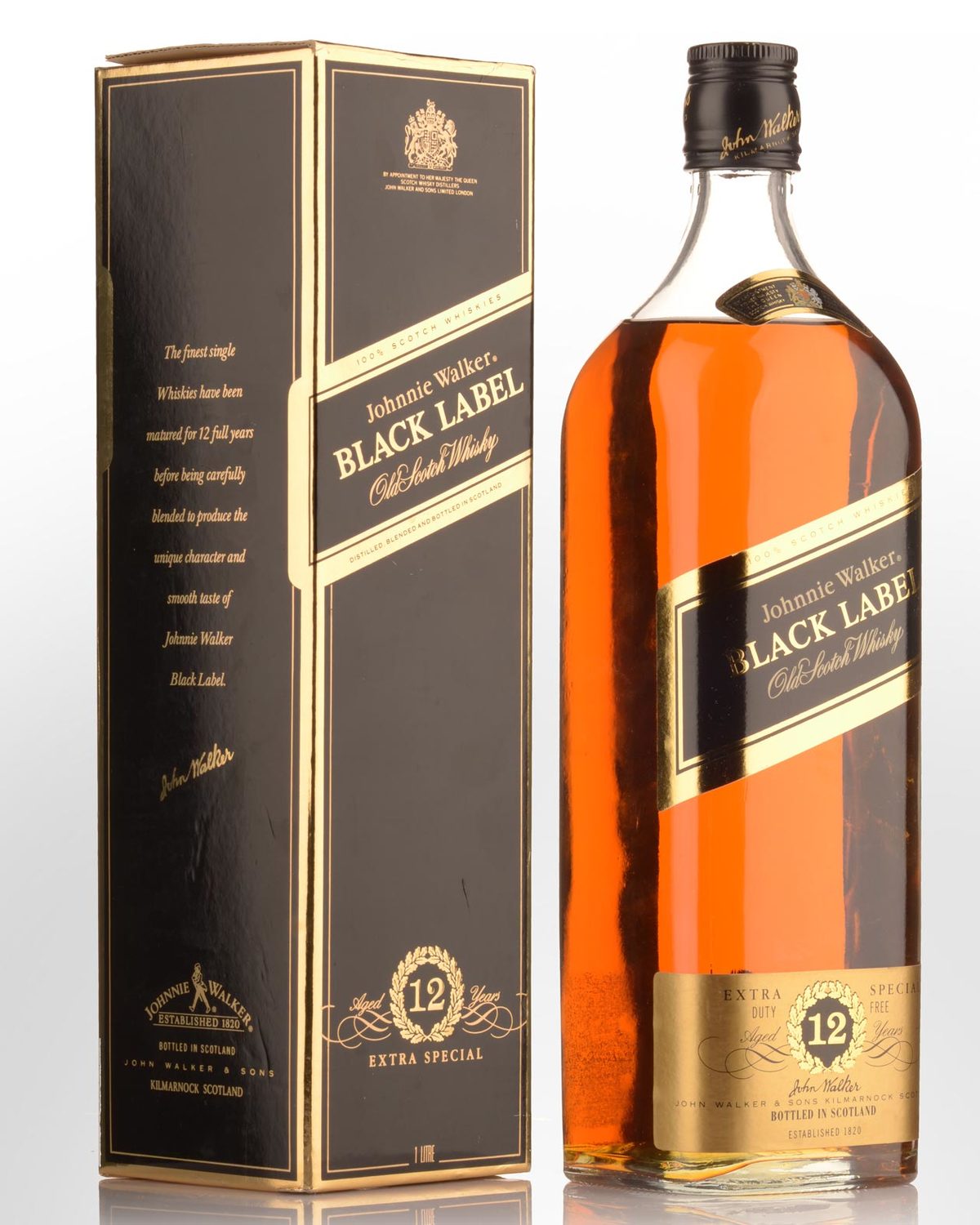 Johnnie Walker Black Label 12 Year Old Scotch Whisky – Grain & Vine