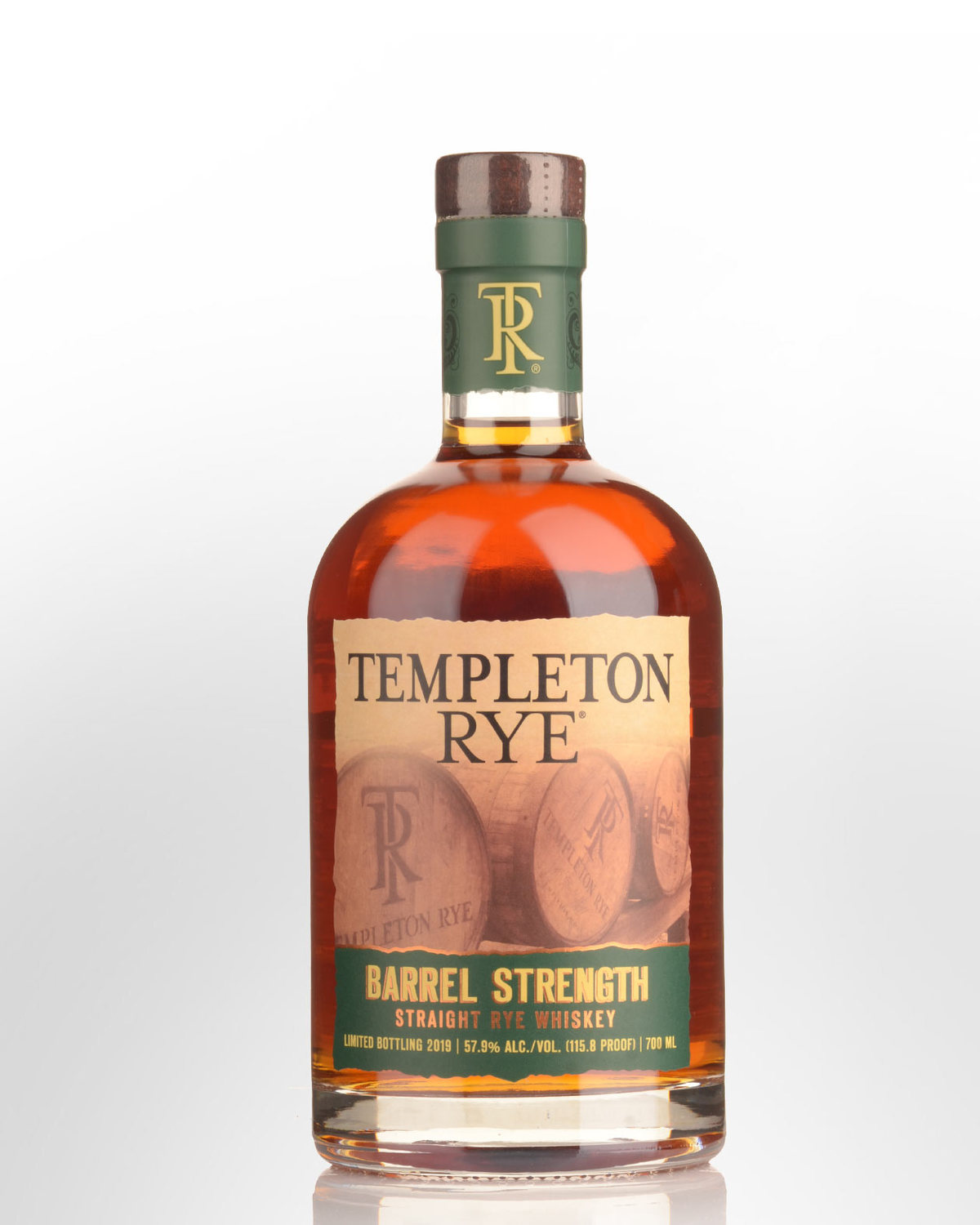 Templeton Barrel Strength Straight Rye Whiskey (700ml) 