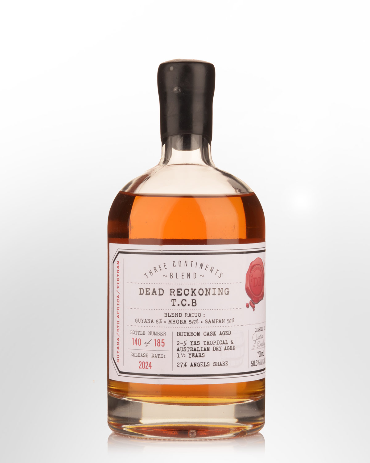 Dead Reckoning Three Continents Blended Rum (700ml)