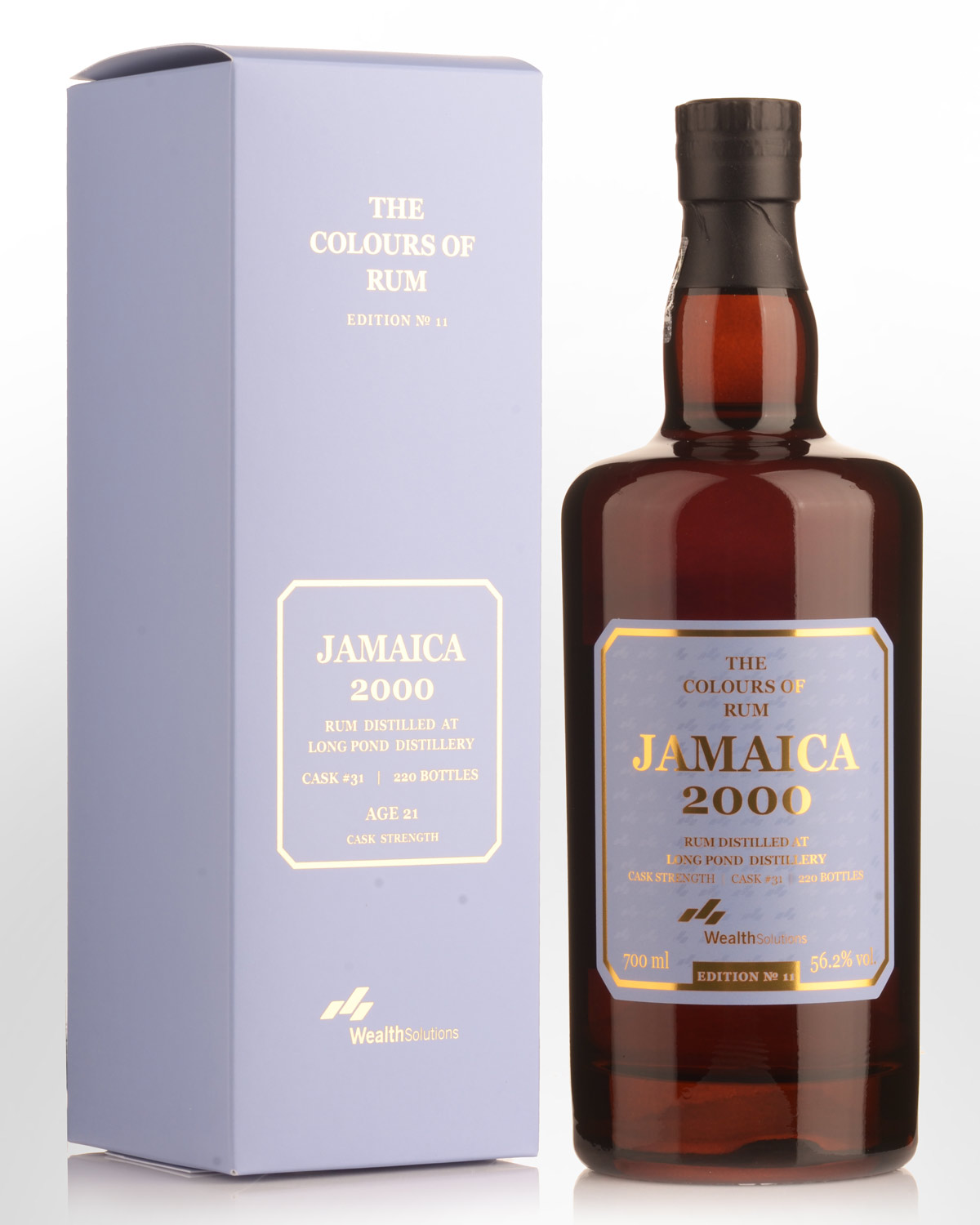 2000 The Colours of Rum Long Pond 21 Year Old Edition No. 11 Cask Strength Jamaica Rum (700ml)