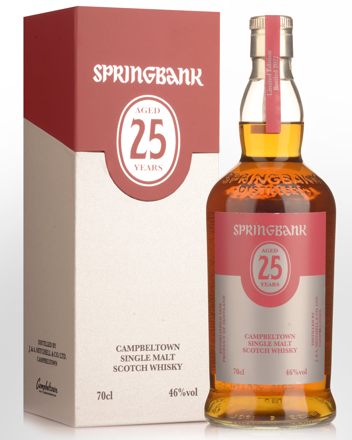 Springbank 25 Year Old Single Malt Scotch Whisky (700ml) - 2022 Bottling