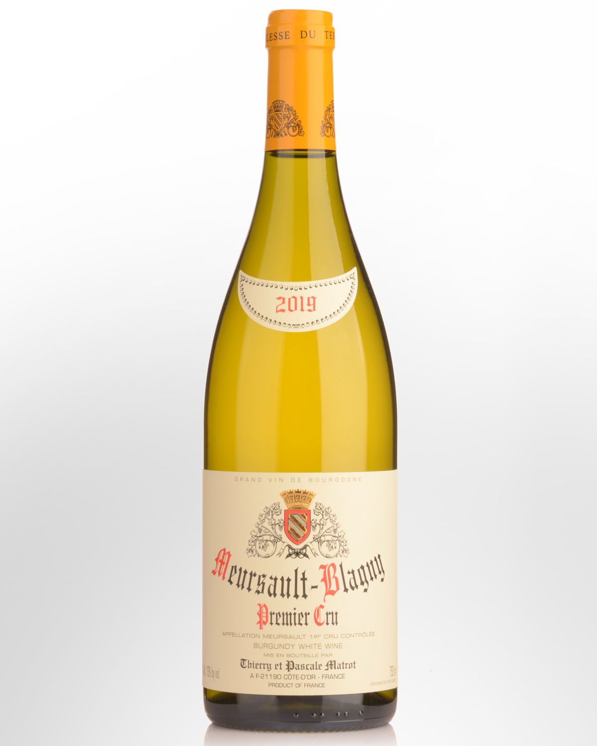 2019 Thierry et Pascale Matrot Meursault-Blagny Premier Cru