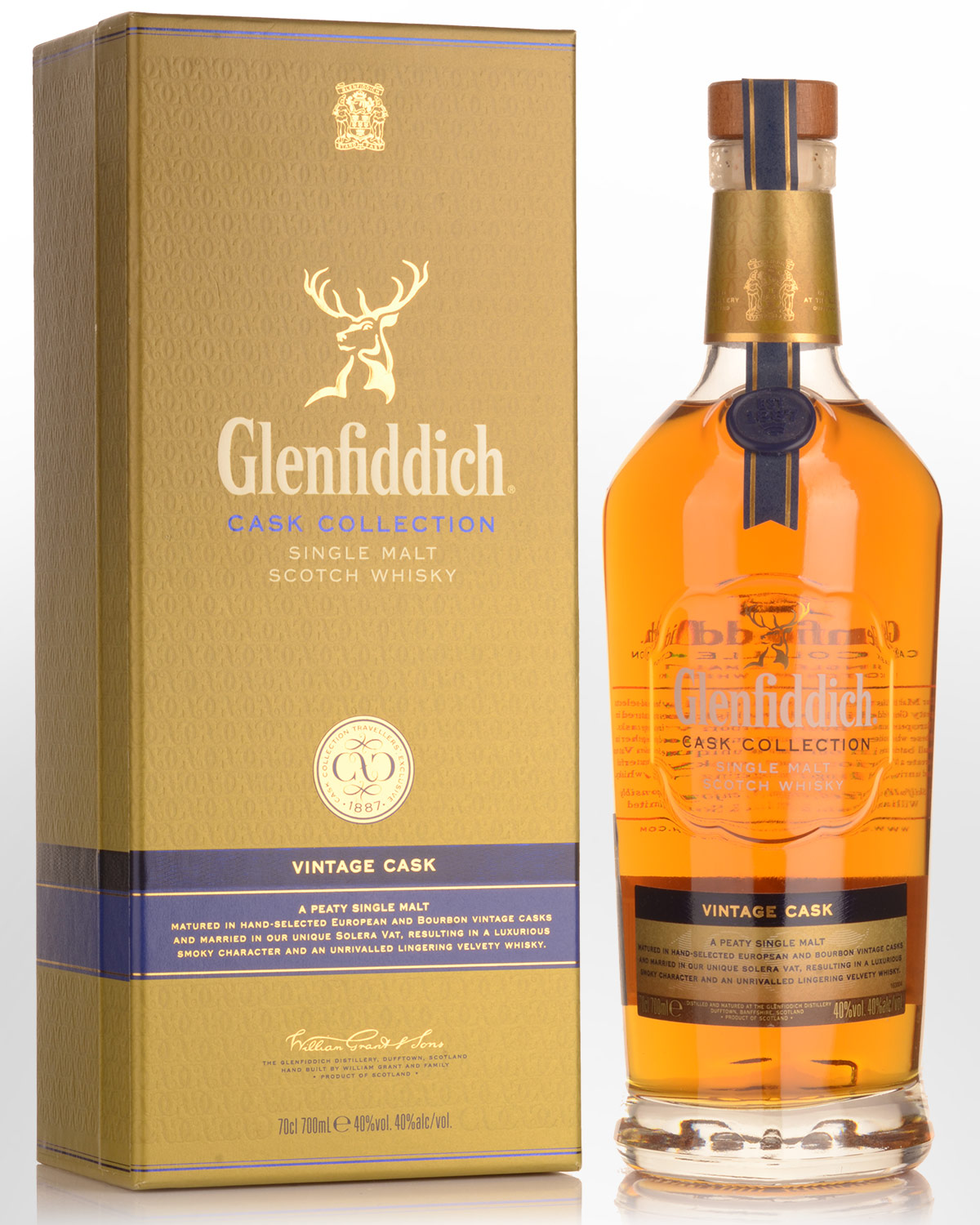Glenfiddich Cask Collection Vintage Cask Single Malt Scotch Whisky (700ml) - Older Bottling