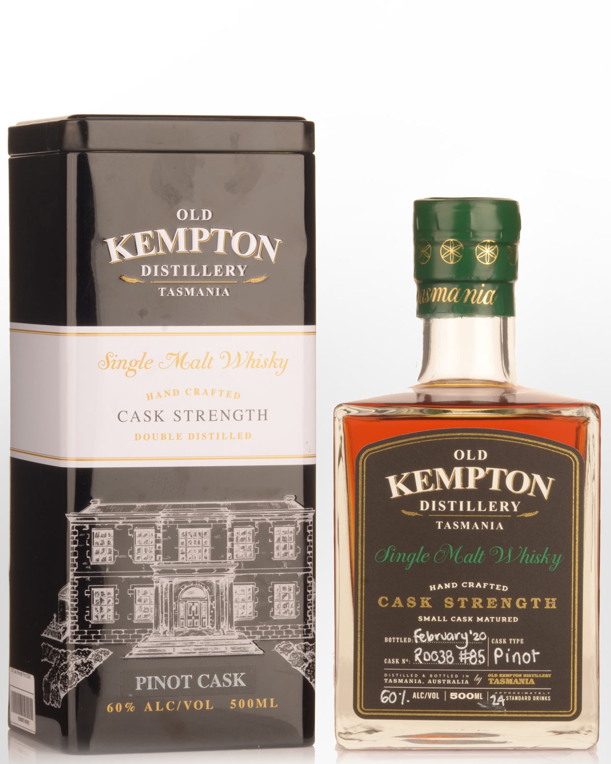 Old Kempton Pinot Noir Cask Cask Strength Single Malt Australian Whisky (500ml)