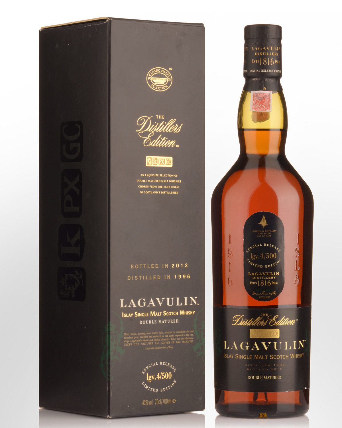 1996 Lagavulin Distillers Edition Double Matured Single Malt Scotch ...