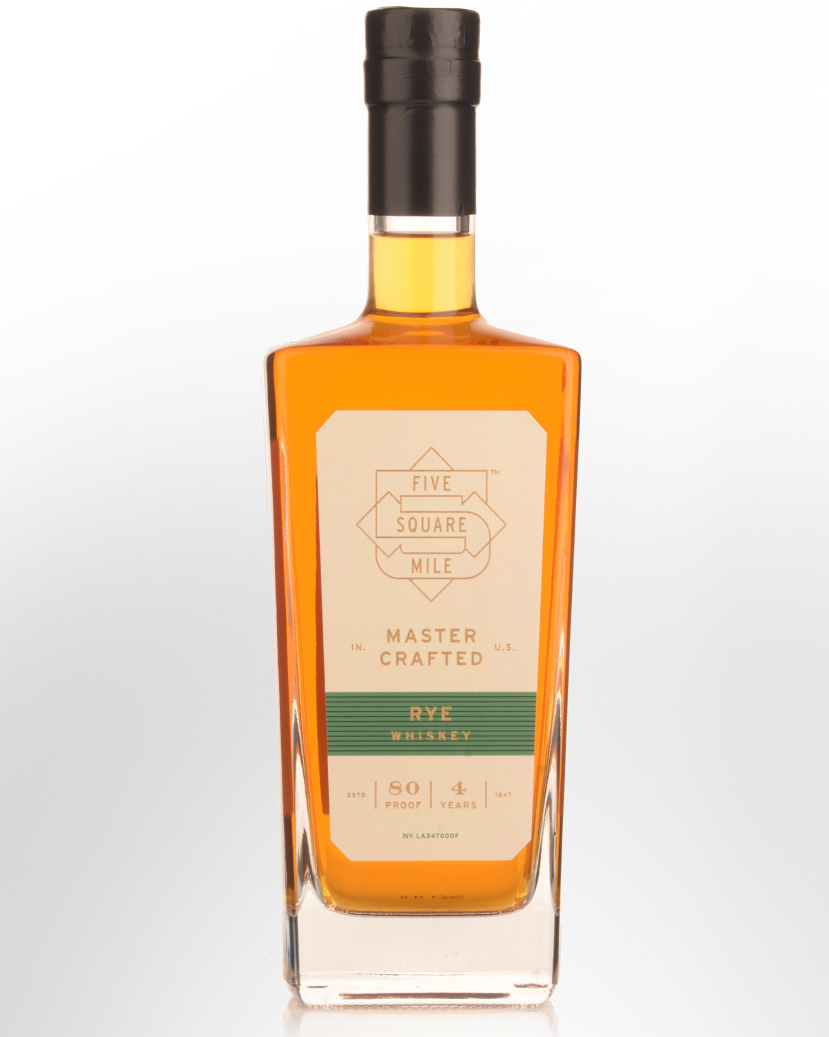 Five Square Mile Rye Whiskey 700ml Nicks Wine Merchants