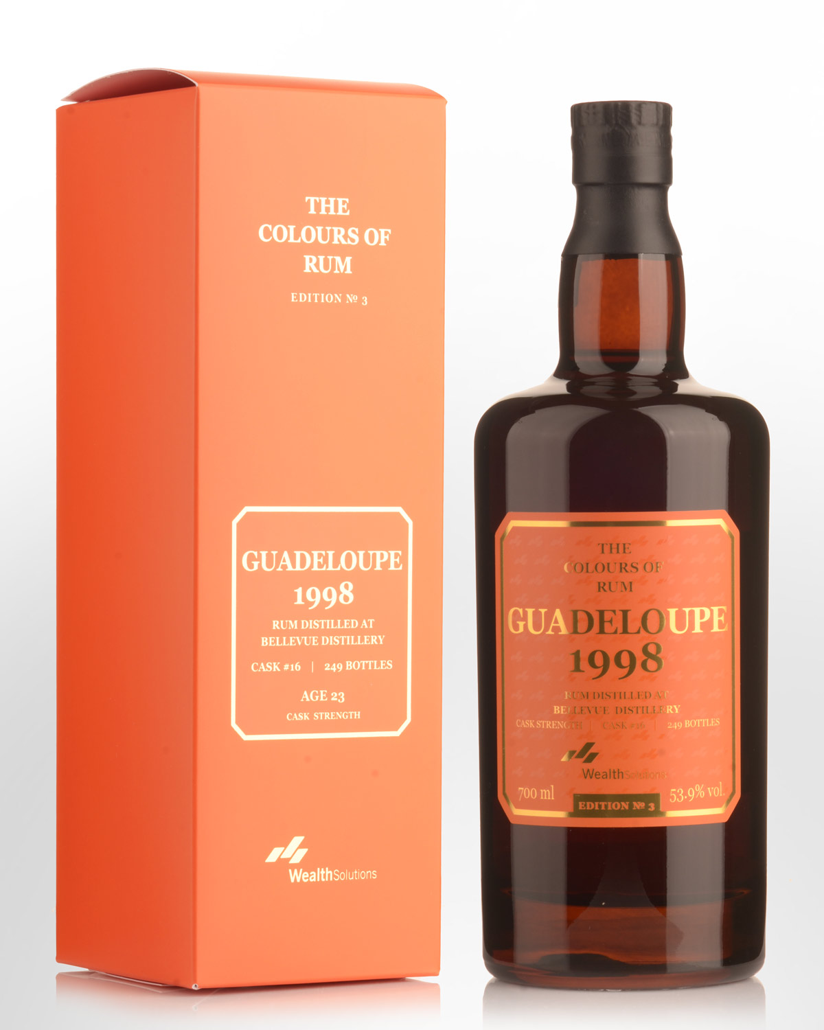 1998 The Colours of Rum Bellevue 23 Year Old Edition No. 3 Cask Strength Guadeloupe Rum (700ml)