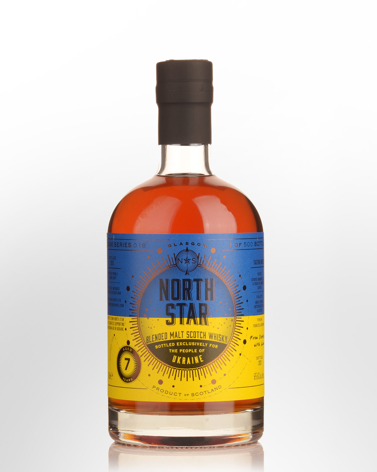 North Star Blended Malt for Ukraine 7 Year Old Cask Strength Blended Malt Scotch Whisky (700ml)