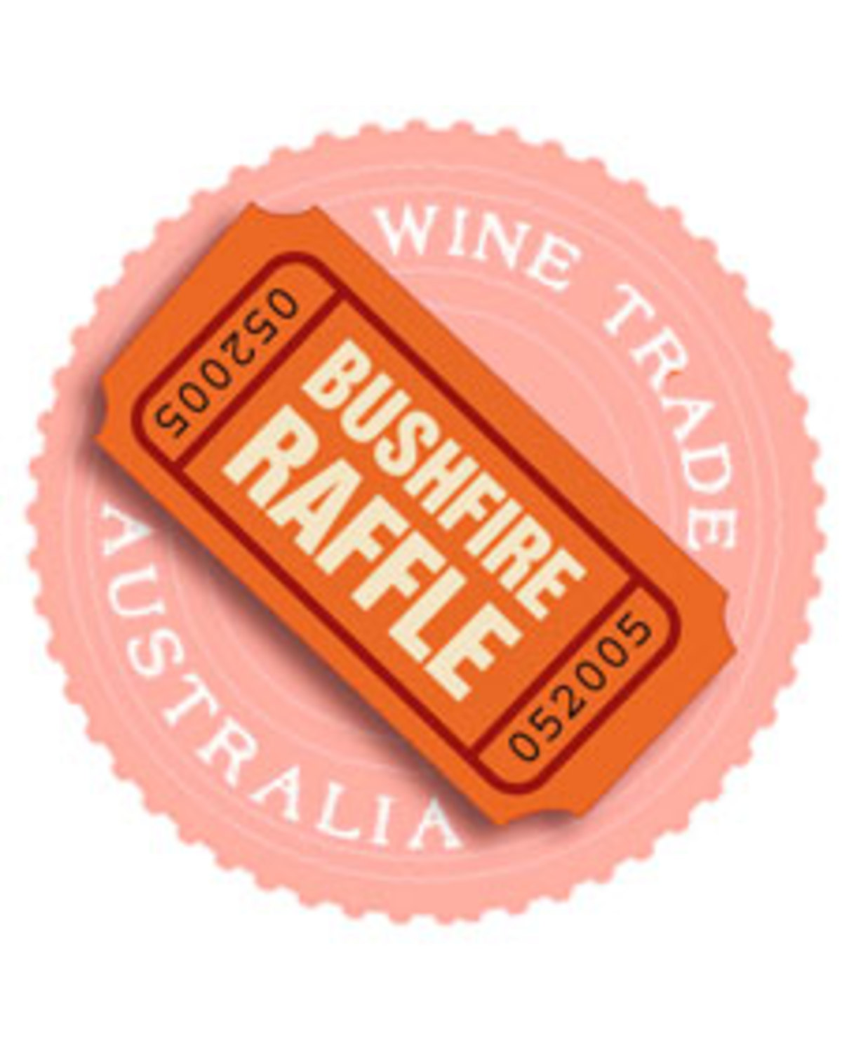 Australian Wine Trade Bushfire Raffle Ticket Nicks Wine Merchants