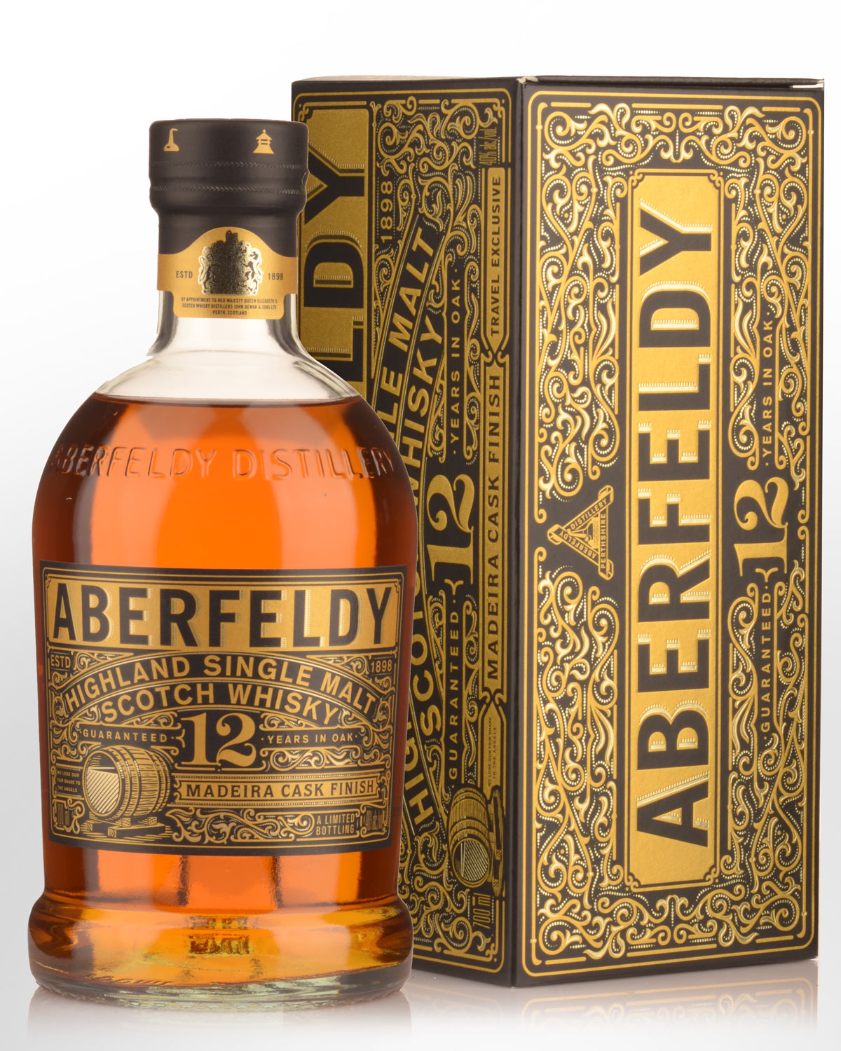 Aberfeldy 12 Year Old Madeira Cask Finish Single Malt Scotch Whisky (700ml)