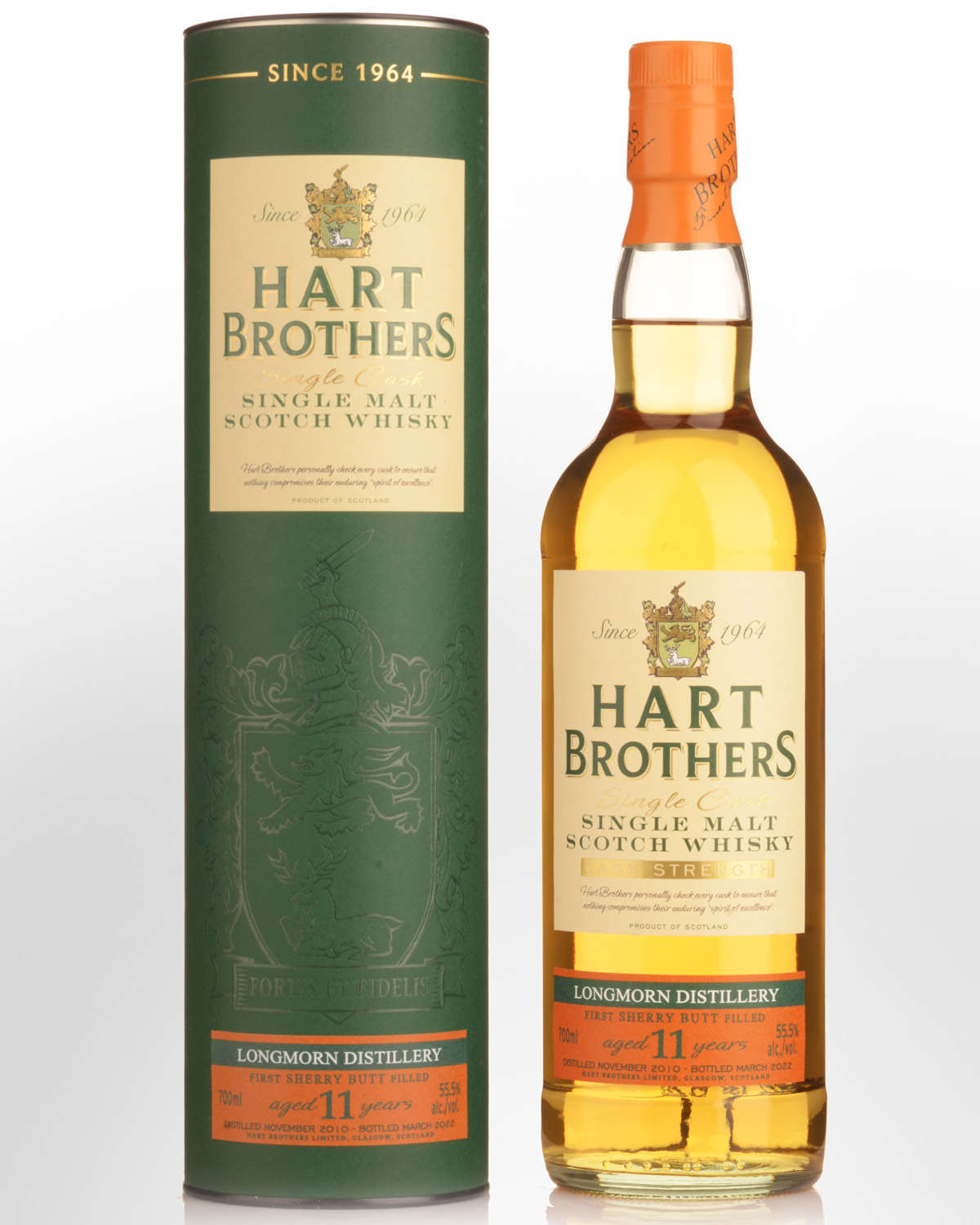 2010 Hart Brothers Single Cask Longmorn 11 Year Old Cask Strength Single Malt Scotch Whisky (700ml)