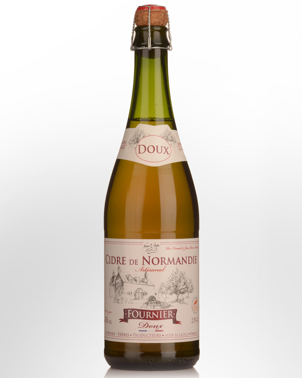 Fournier Doux Cidre de Normandie Sweet Apple Cider (750ml)