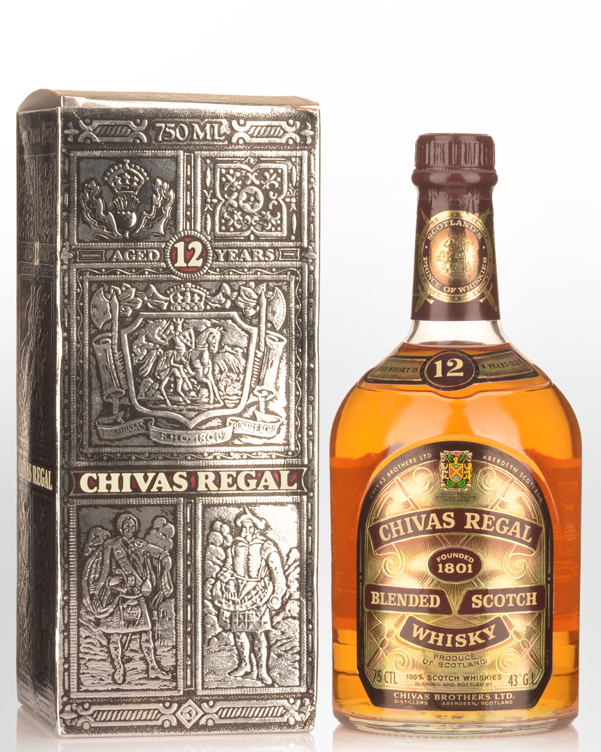 Chivas Regal 12 Year Old Blended Scotch Whisky (750ml) - Older Bottling