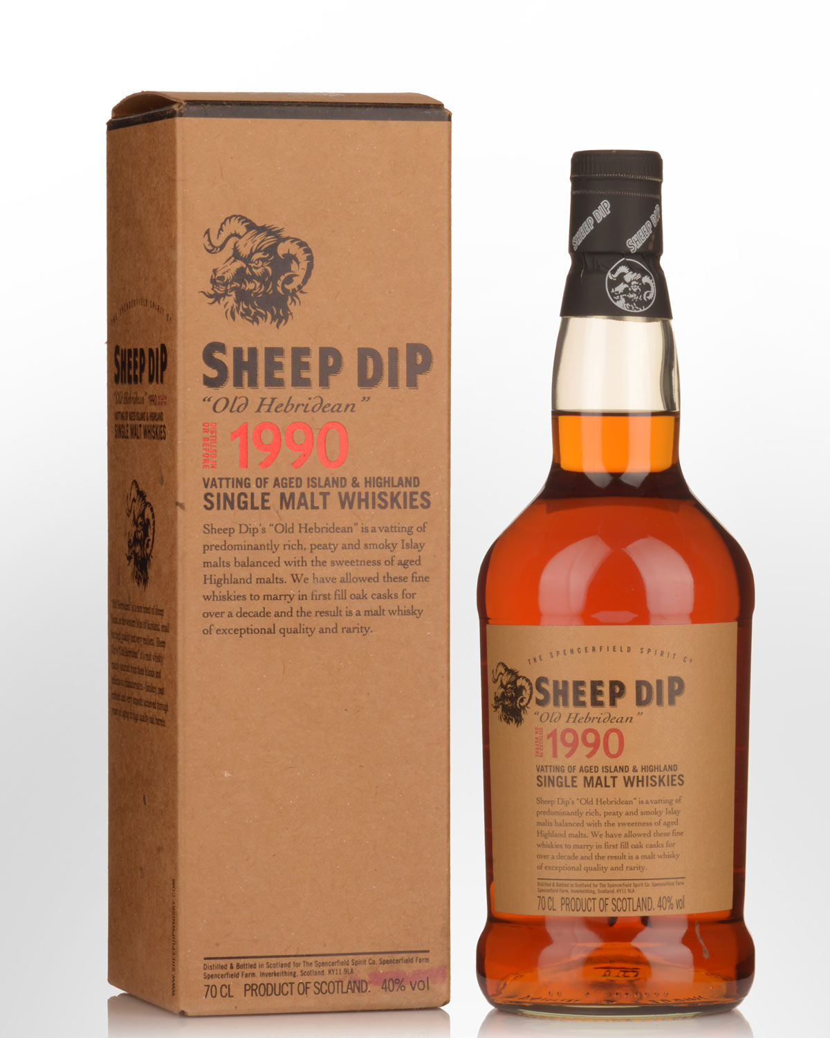 1990 Sheep Dip Old Hebridean Blended Malt Scotch Whisky (700ml)