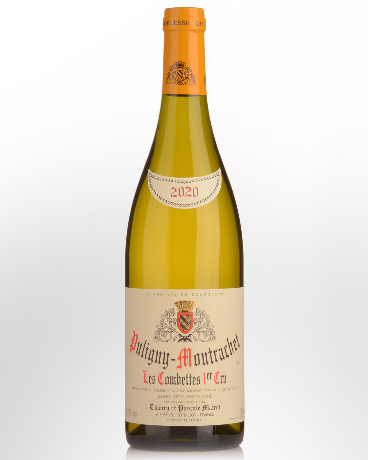 2020 Thierry et Pascale Matrot Puligny-Montrachet Les Combettes Premier Cru