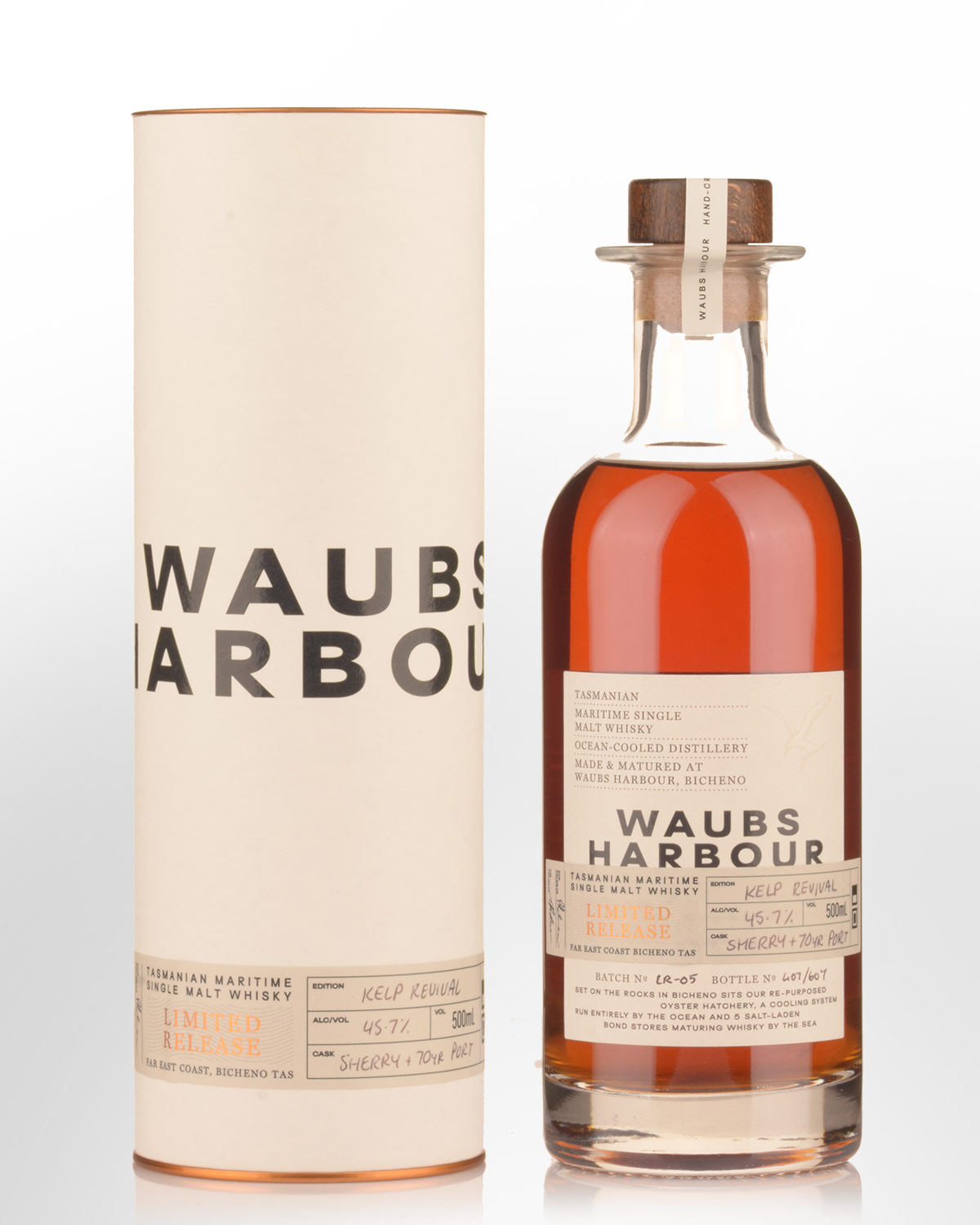 Waubs Harbour Kelp Revival Limited Edition Single Malt Australian Whisky (500ml)