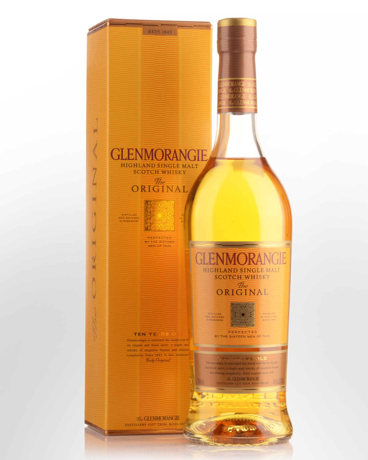 Glenmorangie The Original 10 Year Old Single Malt Scotch Whisky (700ml) - Older Packaging