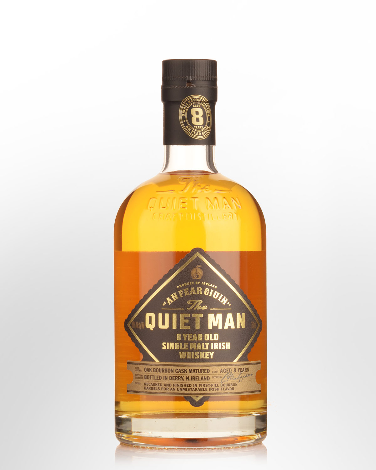 The Quiet Man 8 Year Old Single Malt Irish Whiskey (750ml)