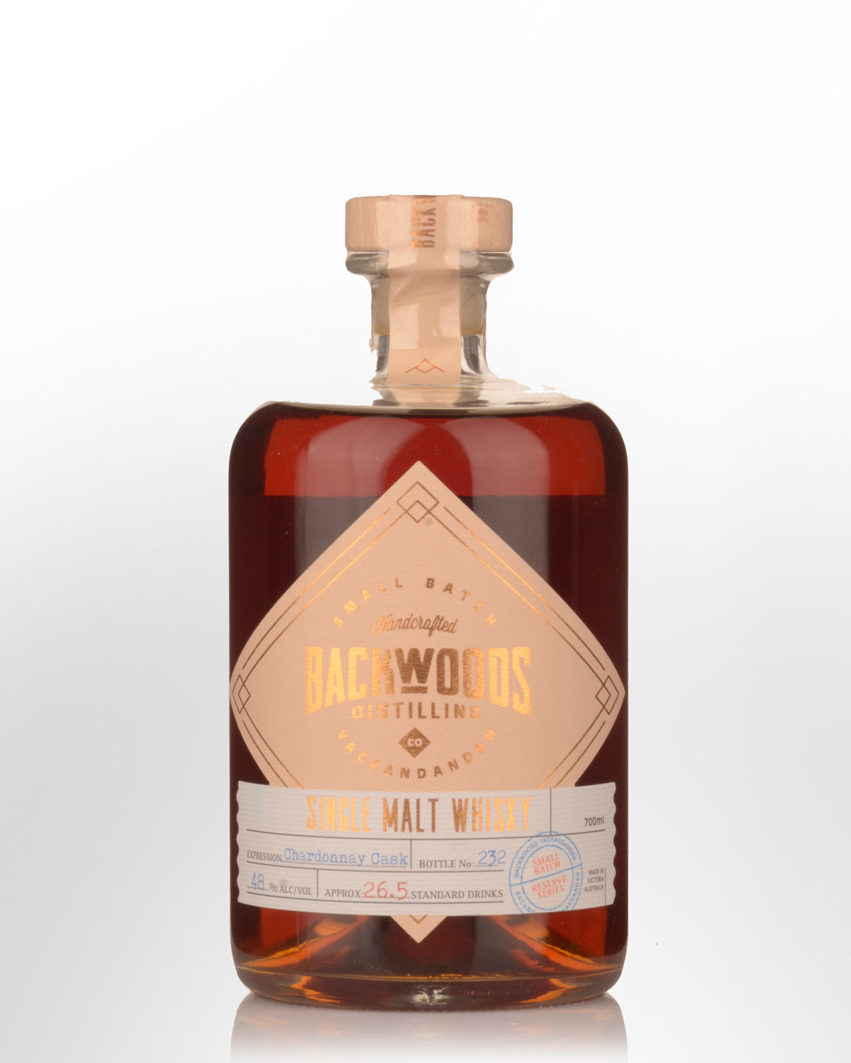 Backwoods Special Reserve Series Chardonnay Cask Expression Single Malt Australian Whisky (700ml)