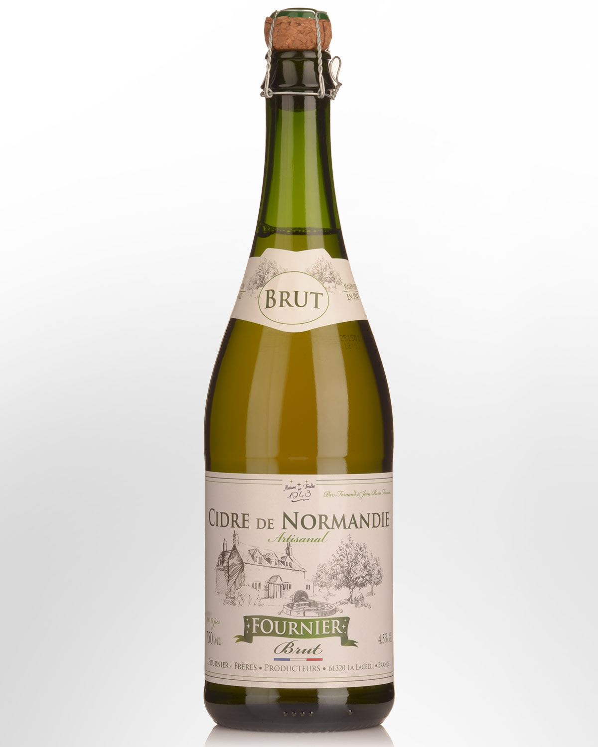 Fournier Brut Cidre de Normandie Dry Apple Cider (750ml)