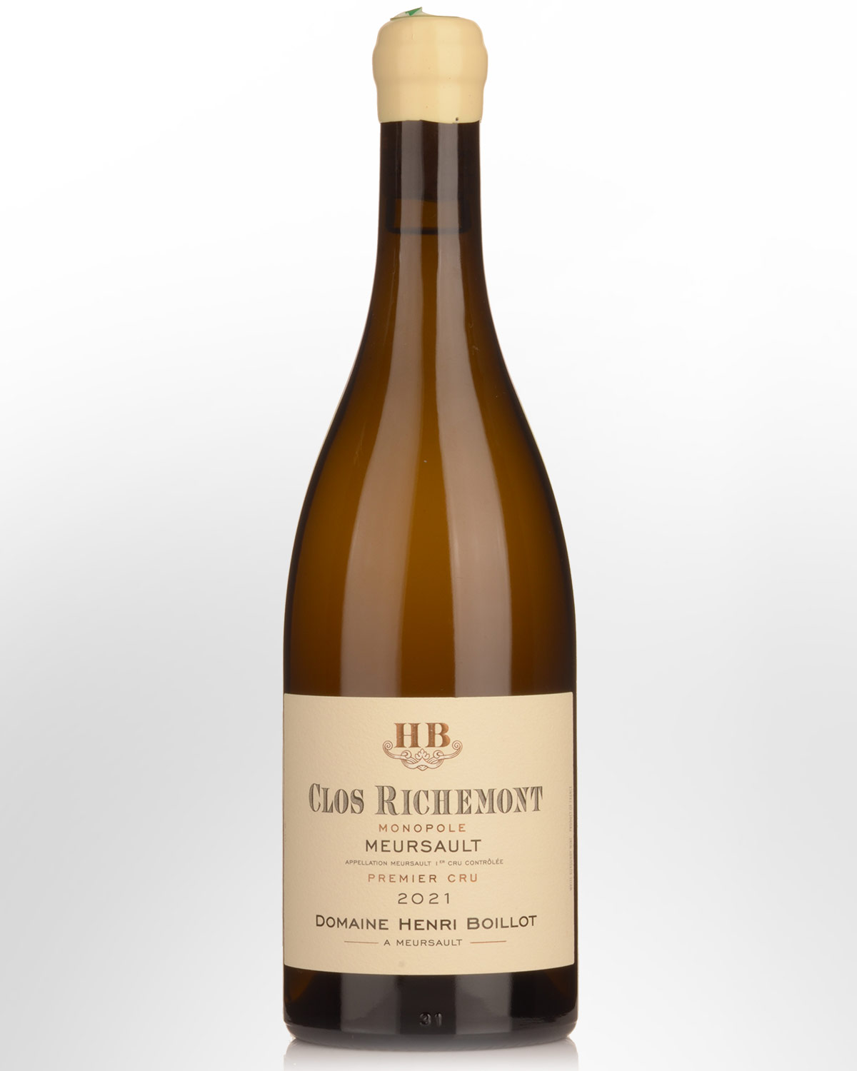 2021 Henri Boillot Meursault Clos Richemont Monopole Premier Cru