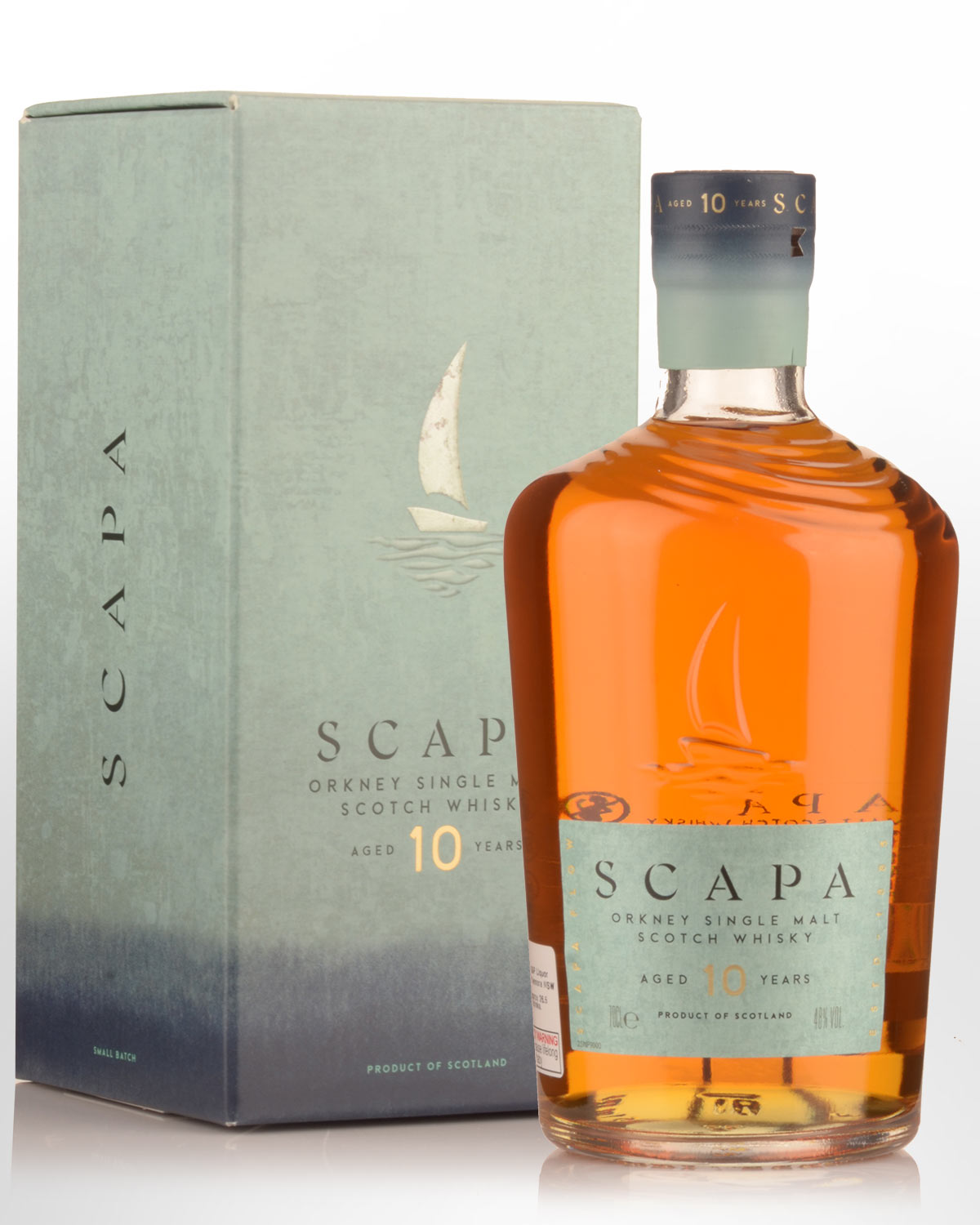 Scapa 10 Year Old Single Malt Scotch Whisky (700ml) - DAMAGED GIFT BOX
