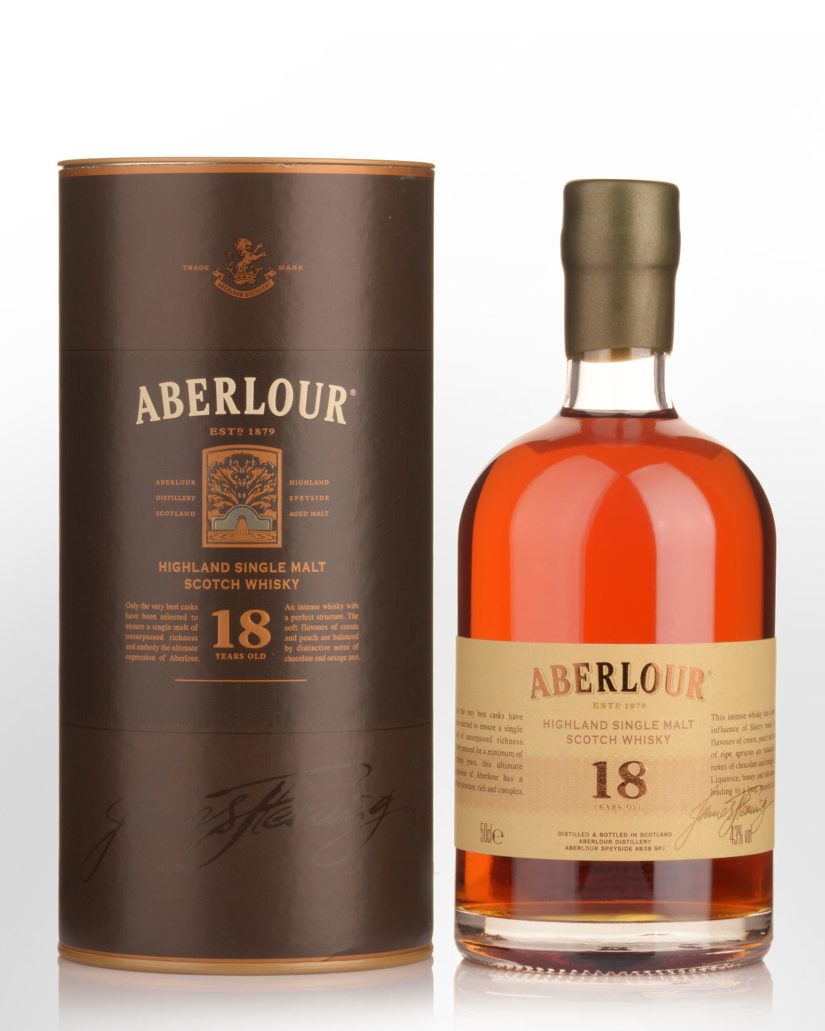 Aberlour Whisky Highland Single Malt 18 years - Aberlour Distillery