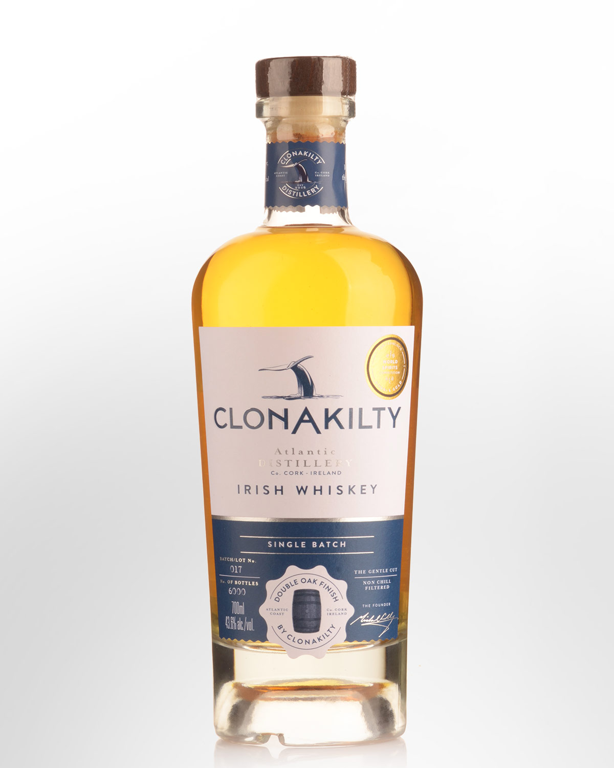 Clonakilty Double Oak Finish Irish Whiskey (700ml)