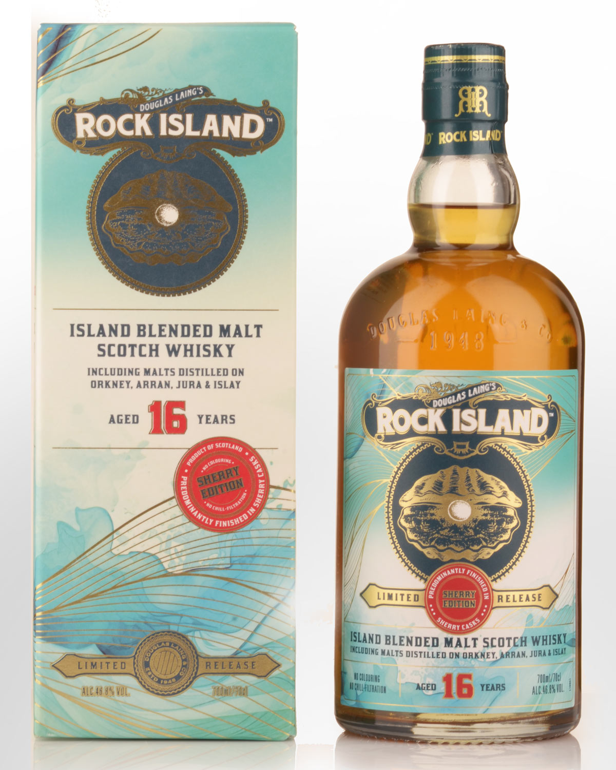 Douglas Laing's Rock Island 16 Year Old Blended Malt Scotch Whisky (700ml)